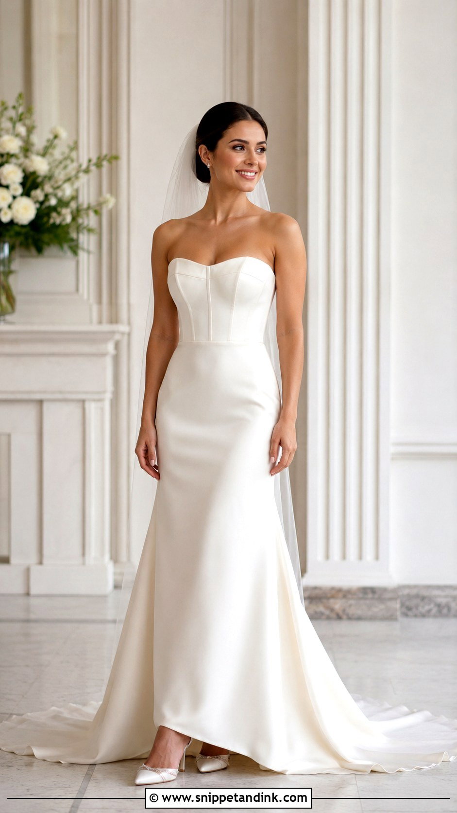 Petite Strapless Wedding Dress - Snippet and Ink - 30 Wedding Dress for Short Women Ideas