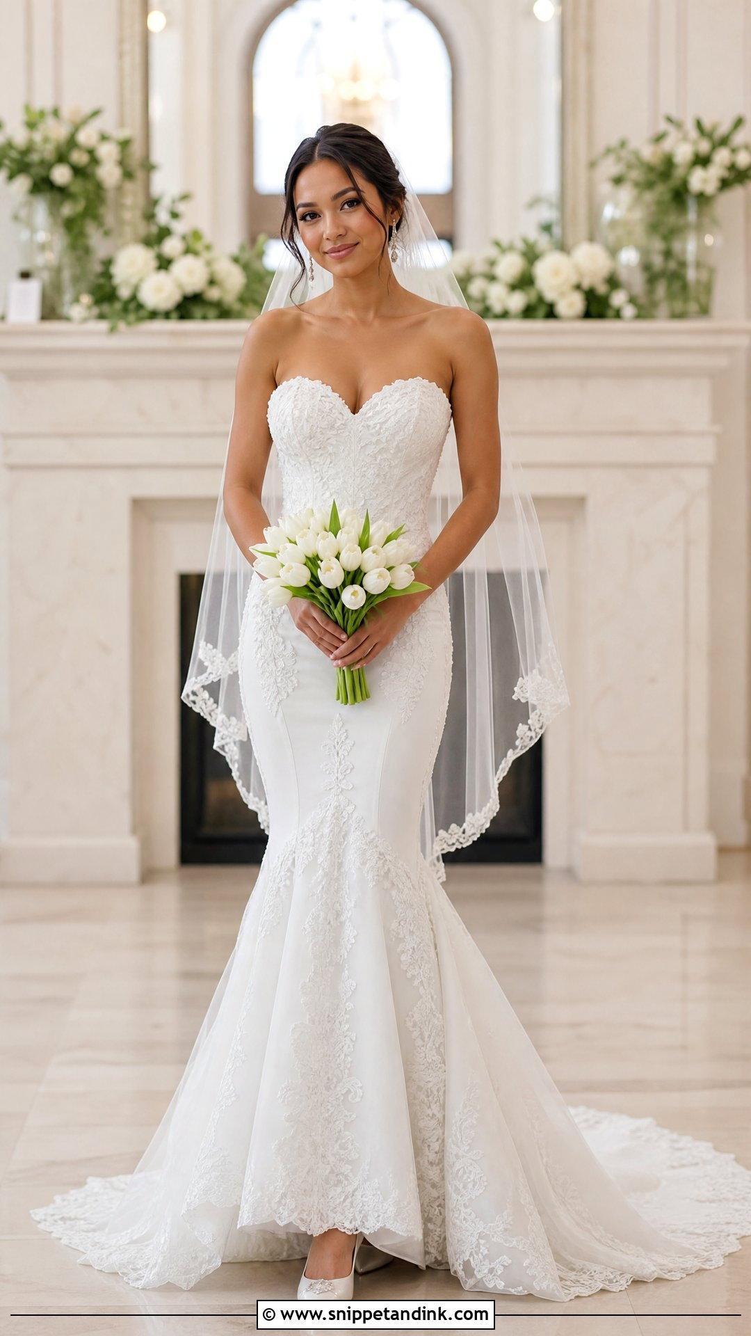 Petite Sweetheart Mermaid Wedding Dress - Snippet and Ink - 20 Sweetheart Mermaid Wedding Dress Ideas