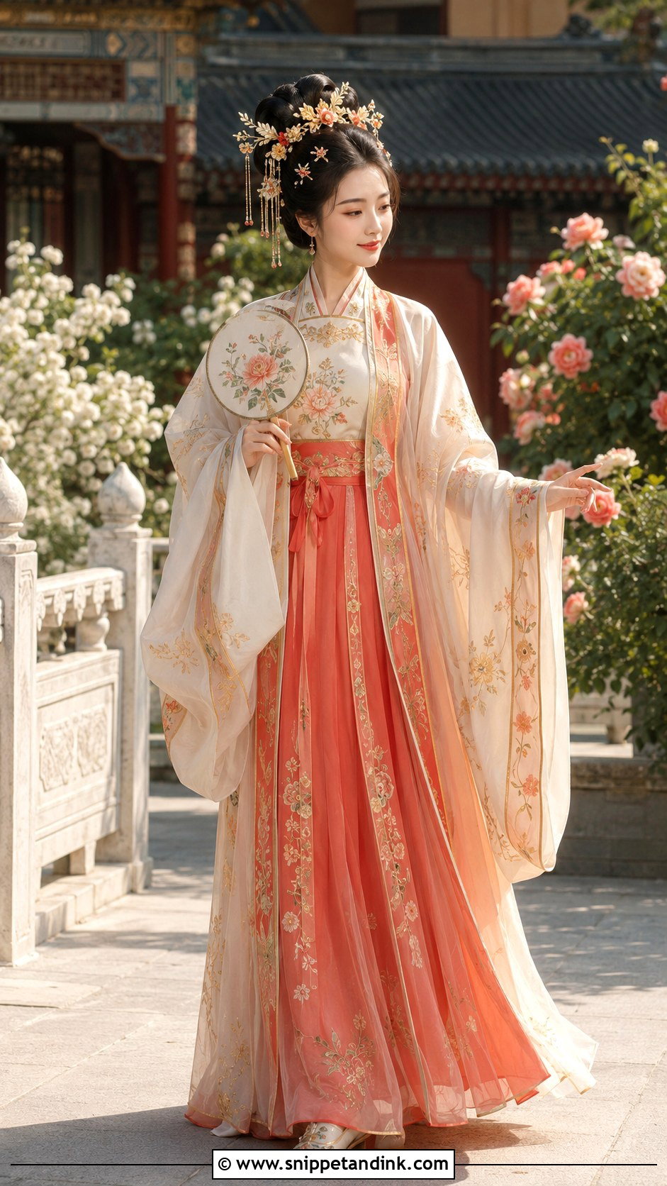 Petite Tang Hanfu Wedding Dress - Snippet and Ink - 20 Hanfu Wedding Dress Ideas