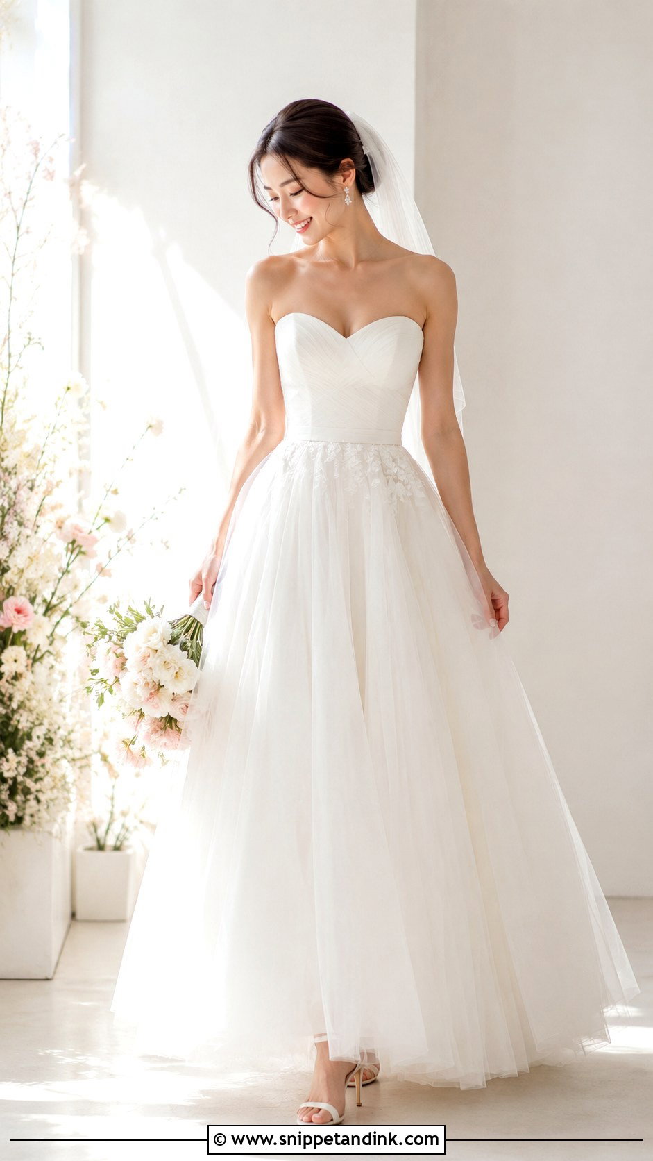 Petite Tulle Wedding Dress - Snippet and Ink - 25 Petite Wedding Dress Ideas