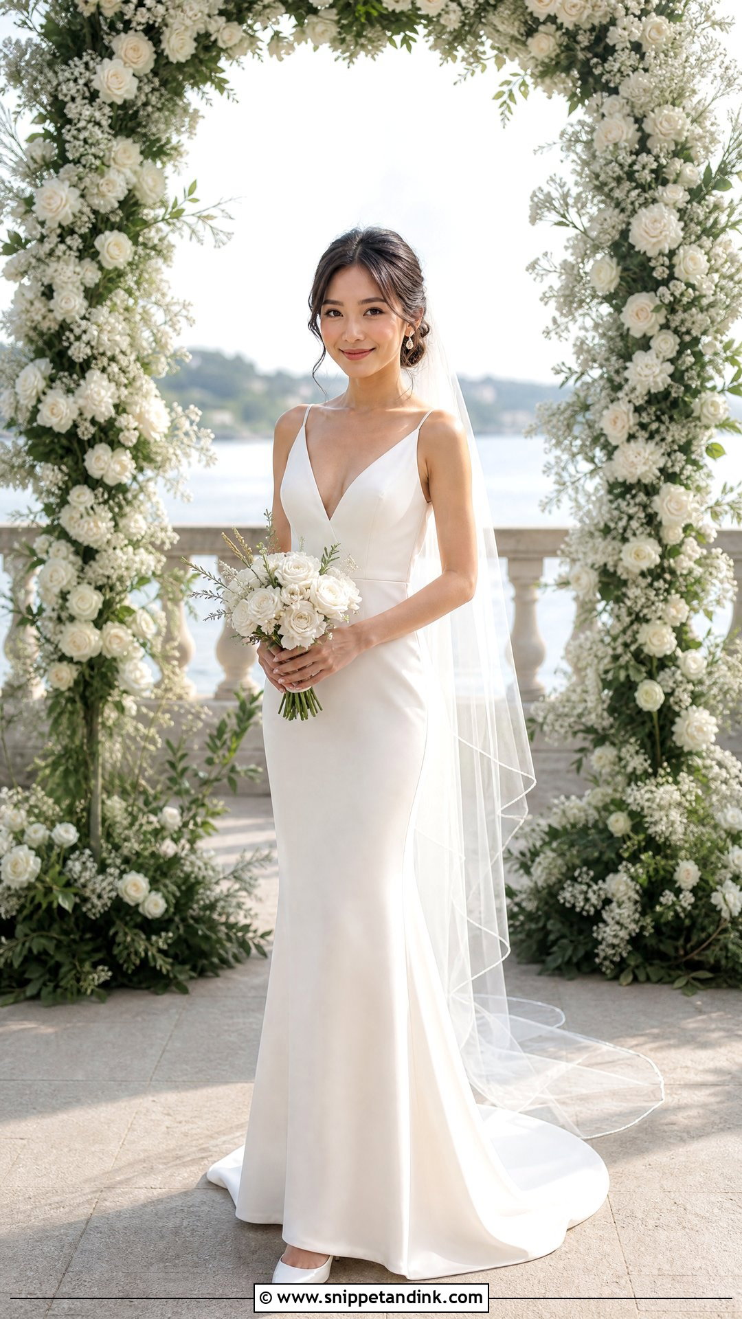 Petite V Neck Wedding Dress - Snippet and Ink - 20 Wedding Dresses Petite