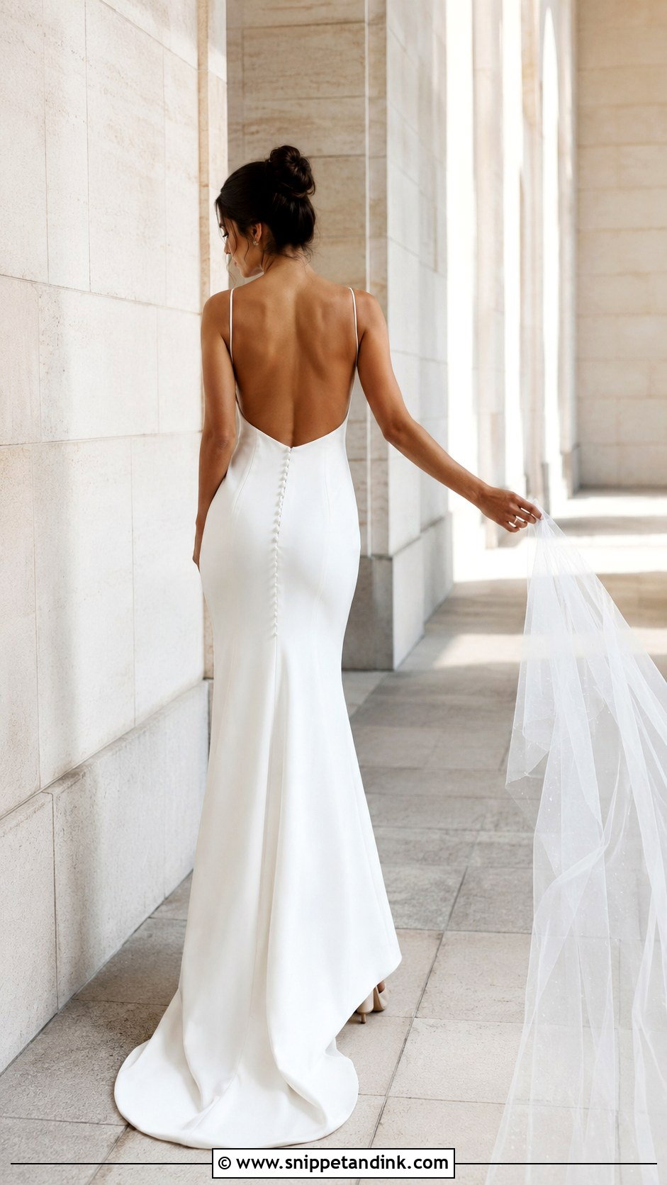 Petite Wedding Dress With Open Back - Snippet and Ink - 30 Wedding Dress for Short Women Ideas