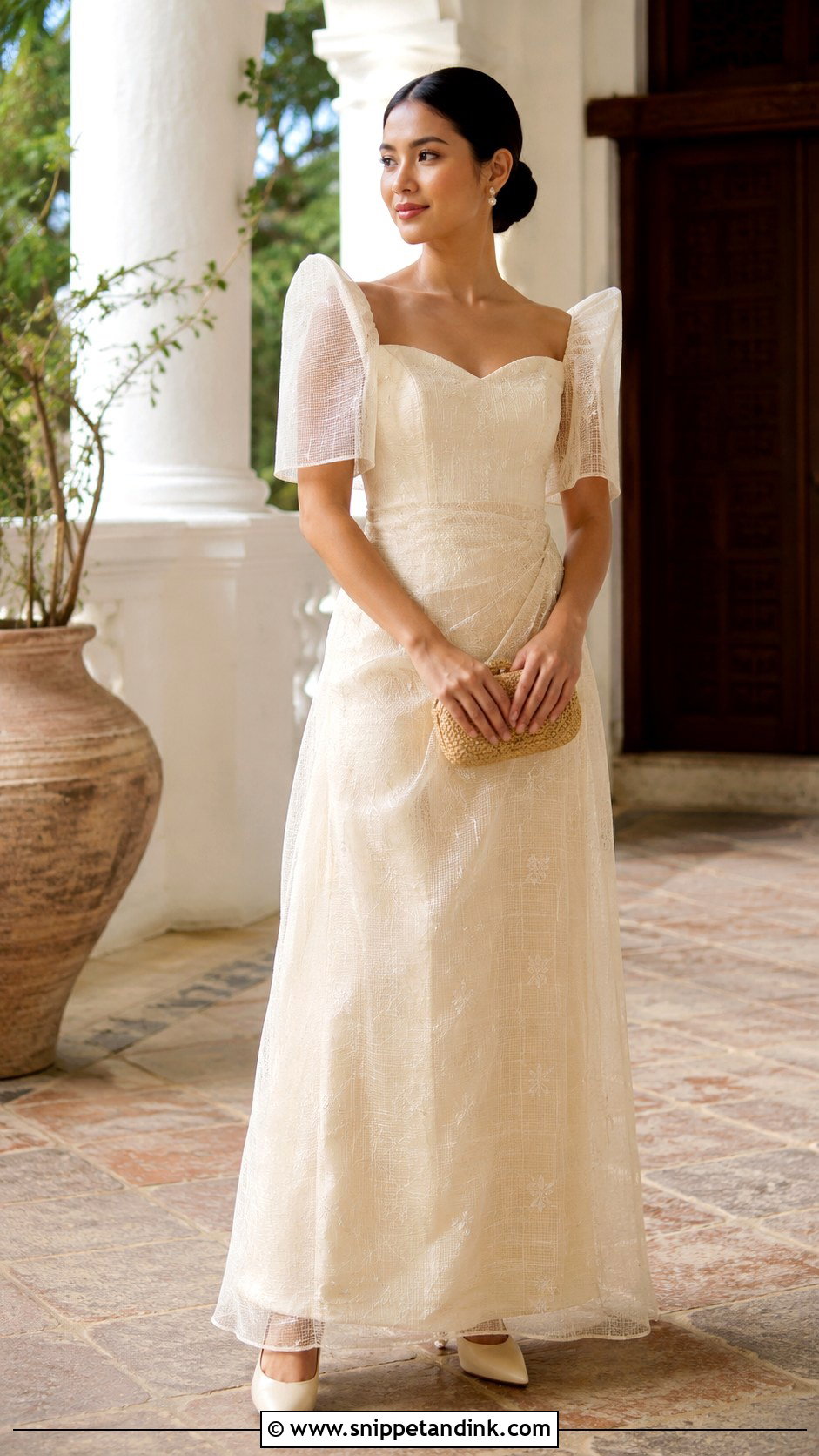 Pia Filipiniana Gown - Snippet and Ink - 25 Filipiniana Gown Ideas