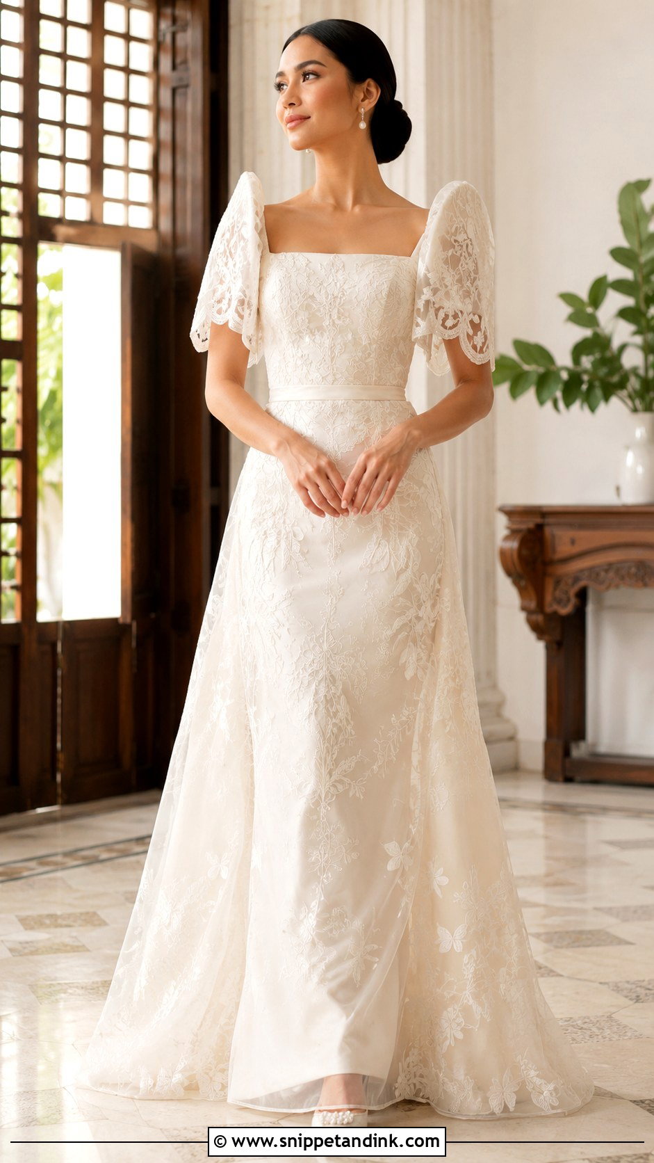 Pia Filipiniana Wedding Dress - Snippet and Ink - 30 Filipiniana Wedding Dress Ideas