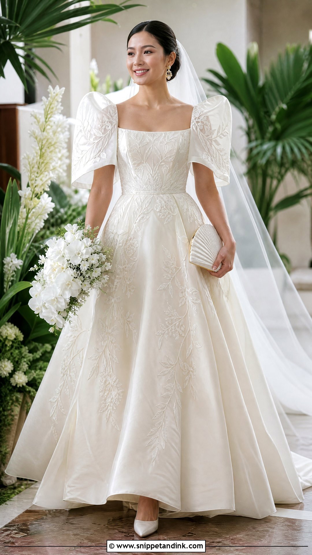 Pia Terno Wedding Dress - Snippet and Ink - 20 Philippine Wedding Dress Ideas