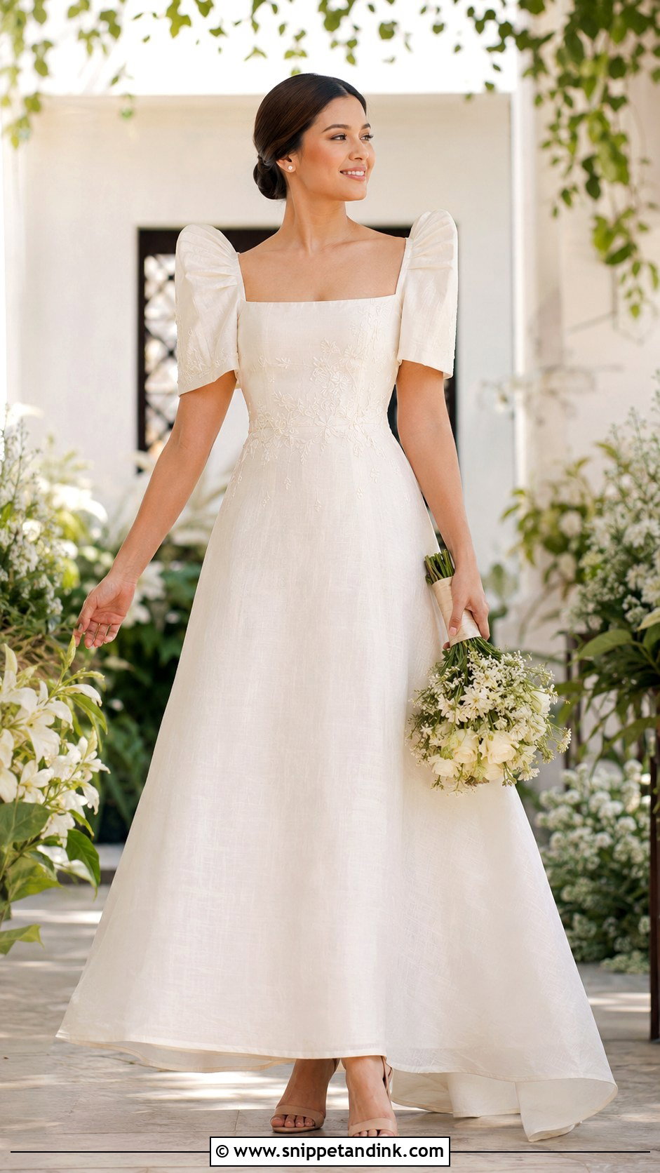 Pia Wedding Gown - Snippet and Ink - 25 Filipiniana Wedding Gown Ideas