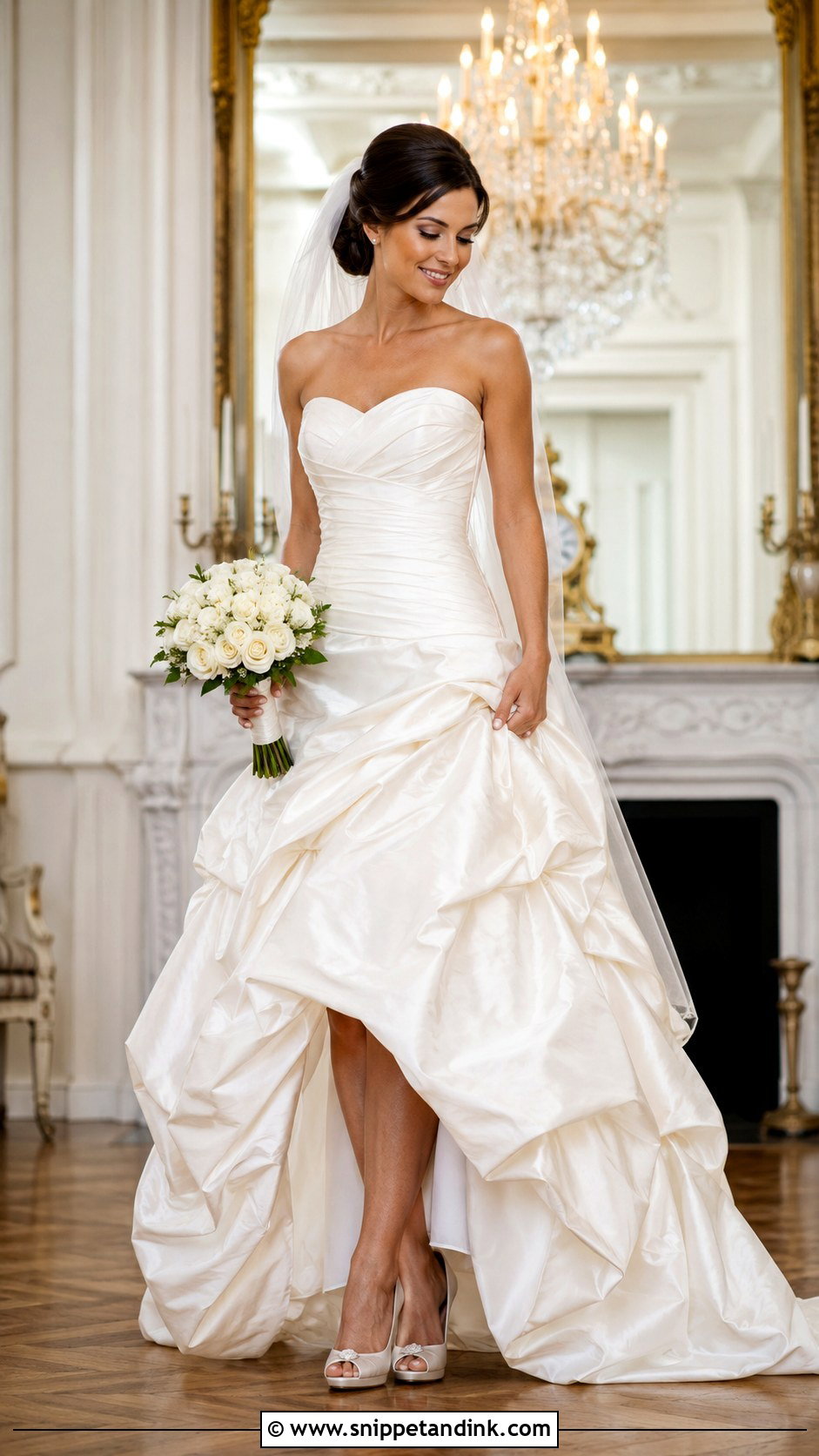 Pick Up Skirt Wedding Dress - Snippet and Ink - 25 2008 Wedding Dresses