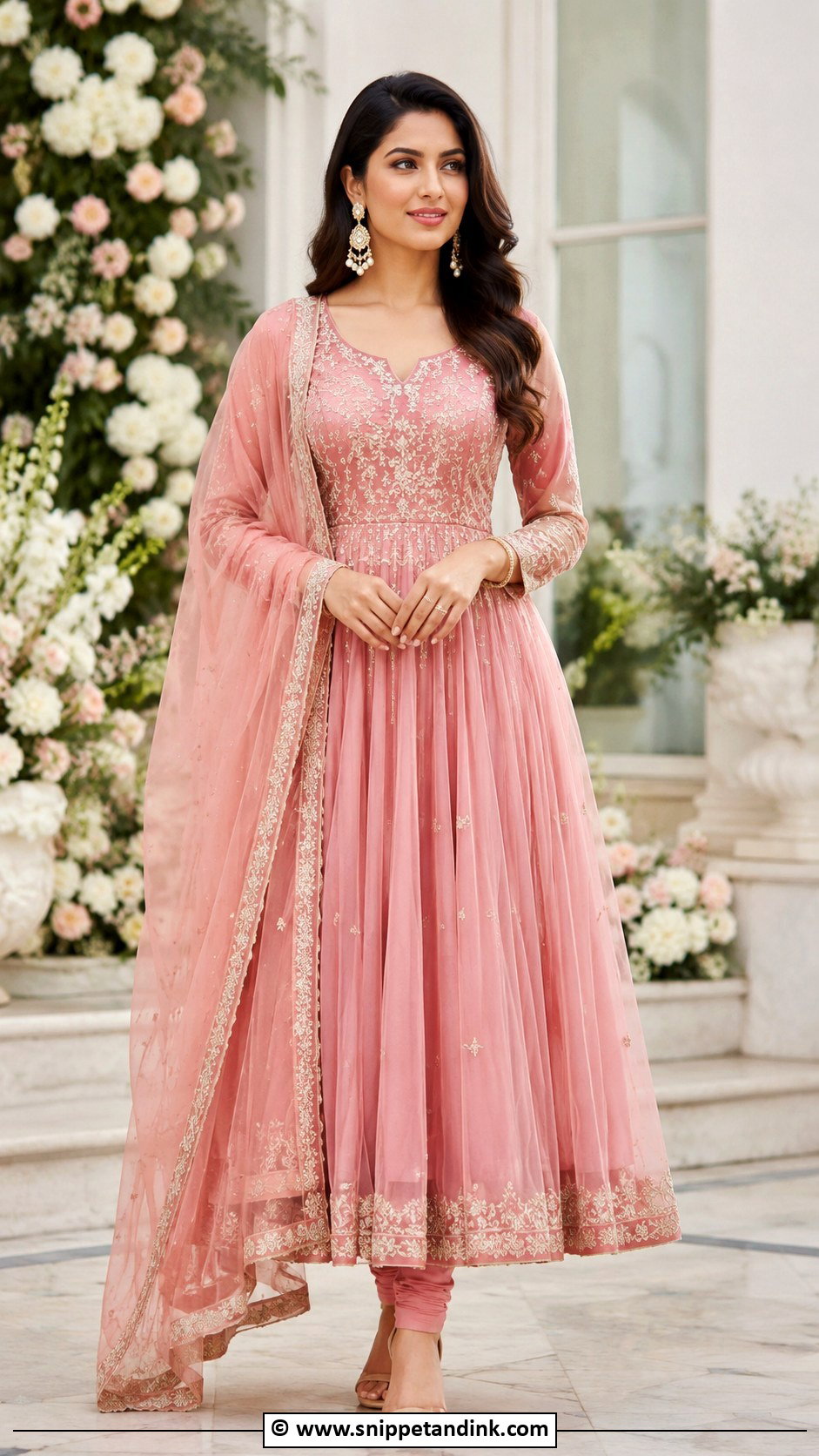 Pink Anarkali Barat Dress - Snippet and Ink - 30 Barat Dress Ideas