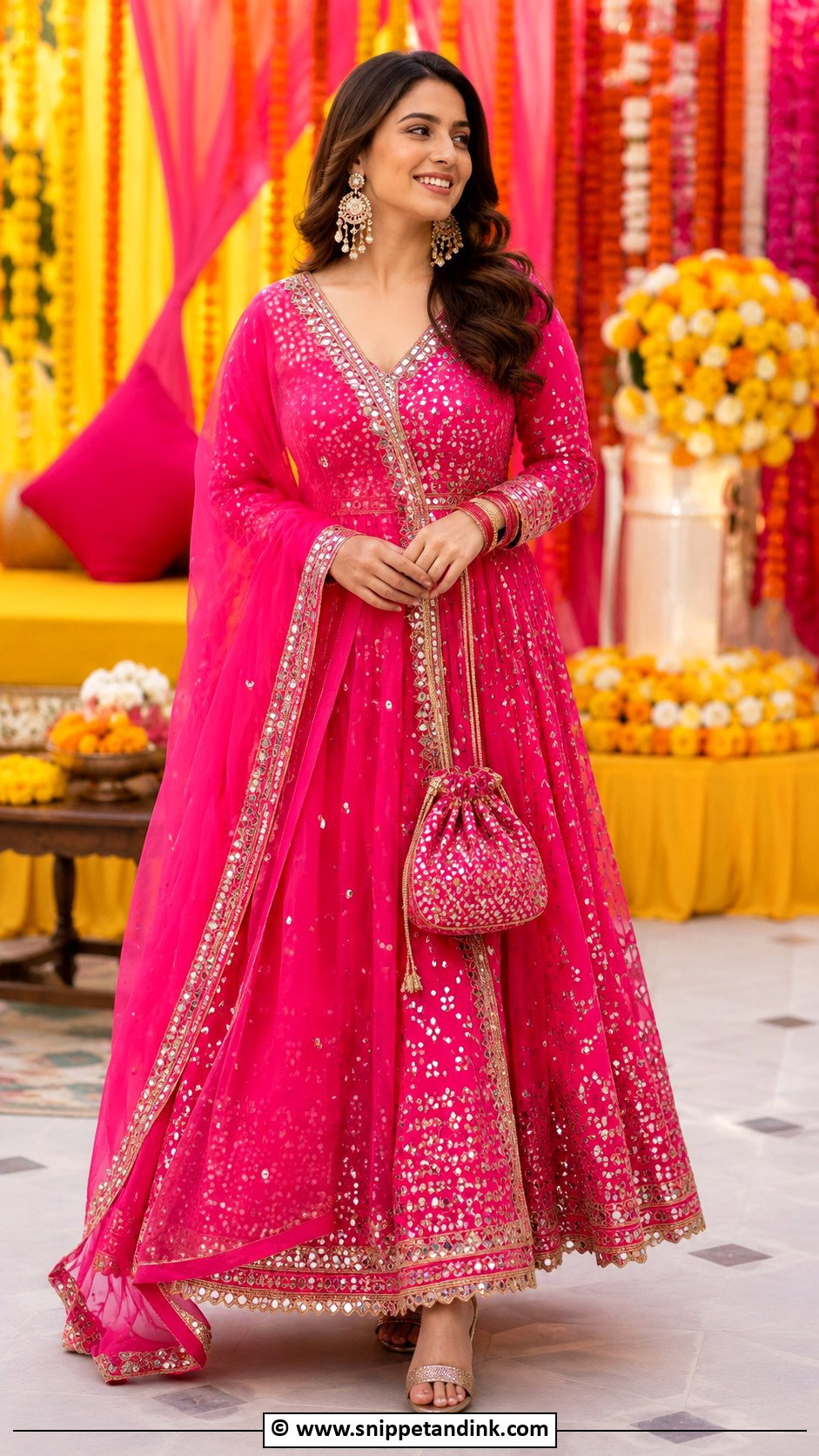 Pink Anarkali Dress for Wedding - Snippet and Ink - 30 Anarkali Dress for Wedding Ideas