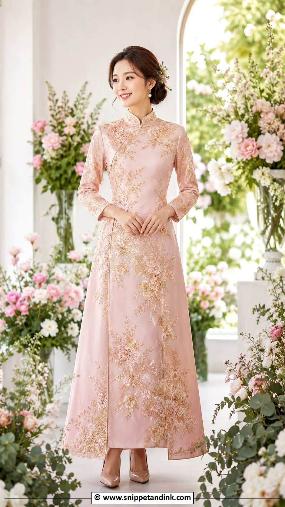 Pink Chinese Wedding Dress - Snippet and Ink - 30 Chinese Wedding Dress Ideas