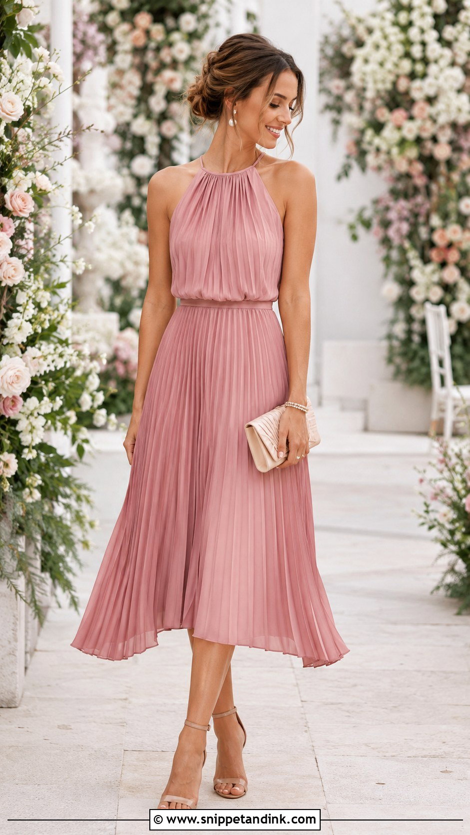 Pink Cocktail Dress For Wedding - Snippet and Ink - 25 Cocktail Dress for Wedding Ideas