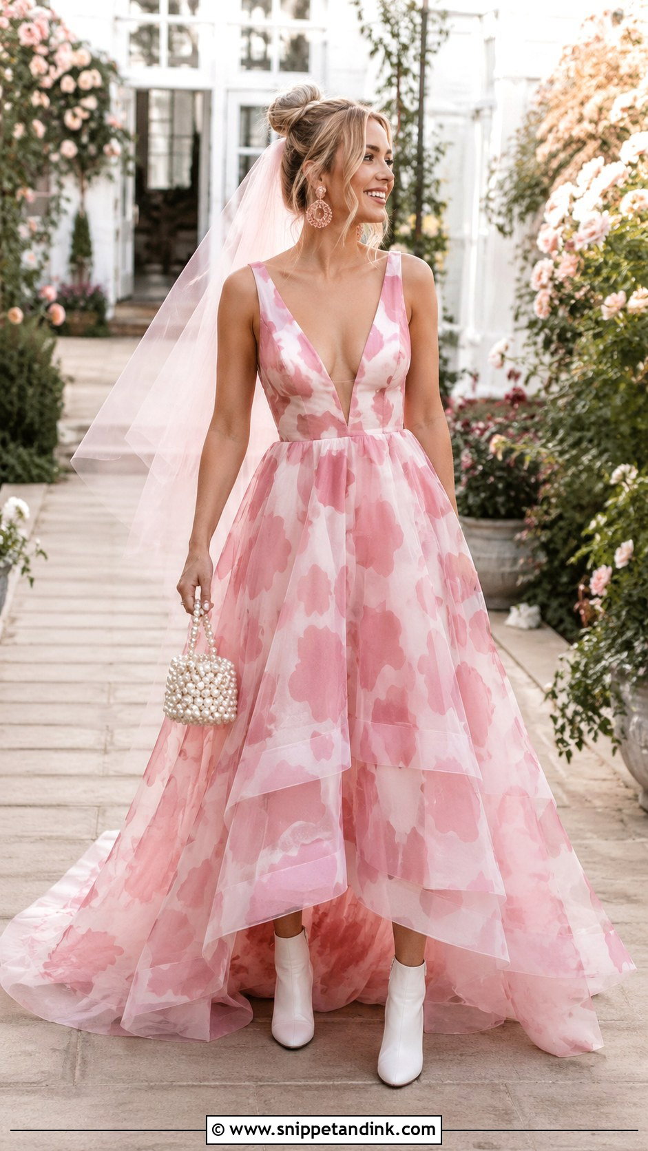 Pink Cow Print Wedding Dress - Snippet and Ink - 20 Cow Print Wedding Dress Ideas