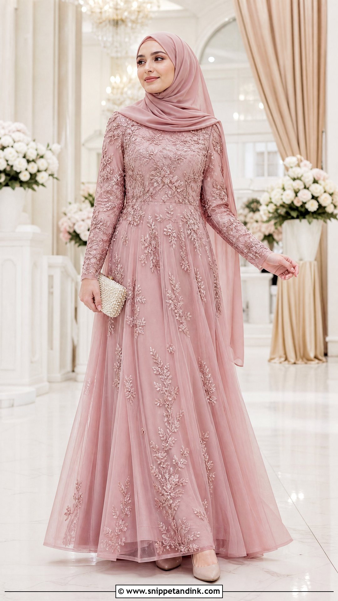 Pink Hijabi Princess Dress - Snippet and Ink - 20 Hijabi Princess Dress Ideas
