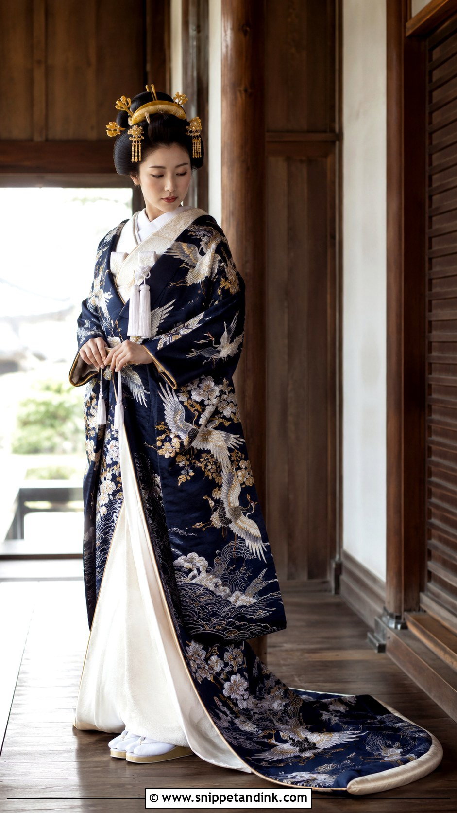 Pink Iro Uchikake Japanese Wedding Dress - Snippet and Ink - 20 Japanese Wedding Dresses
