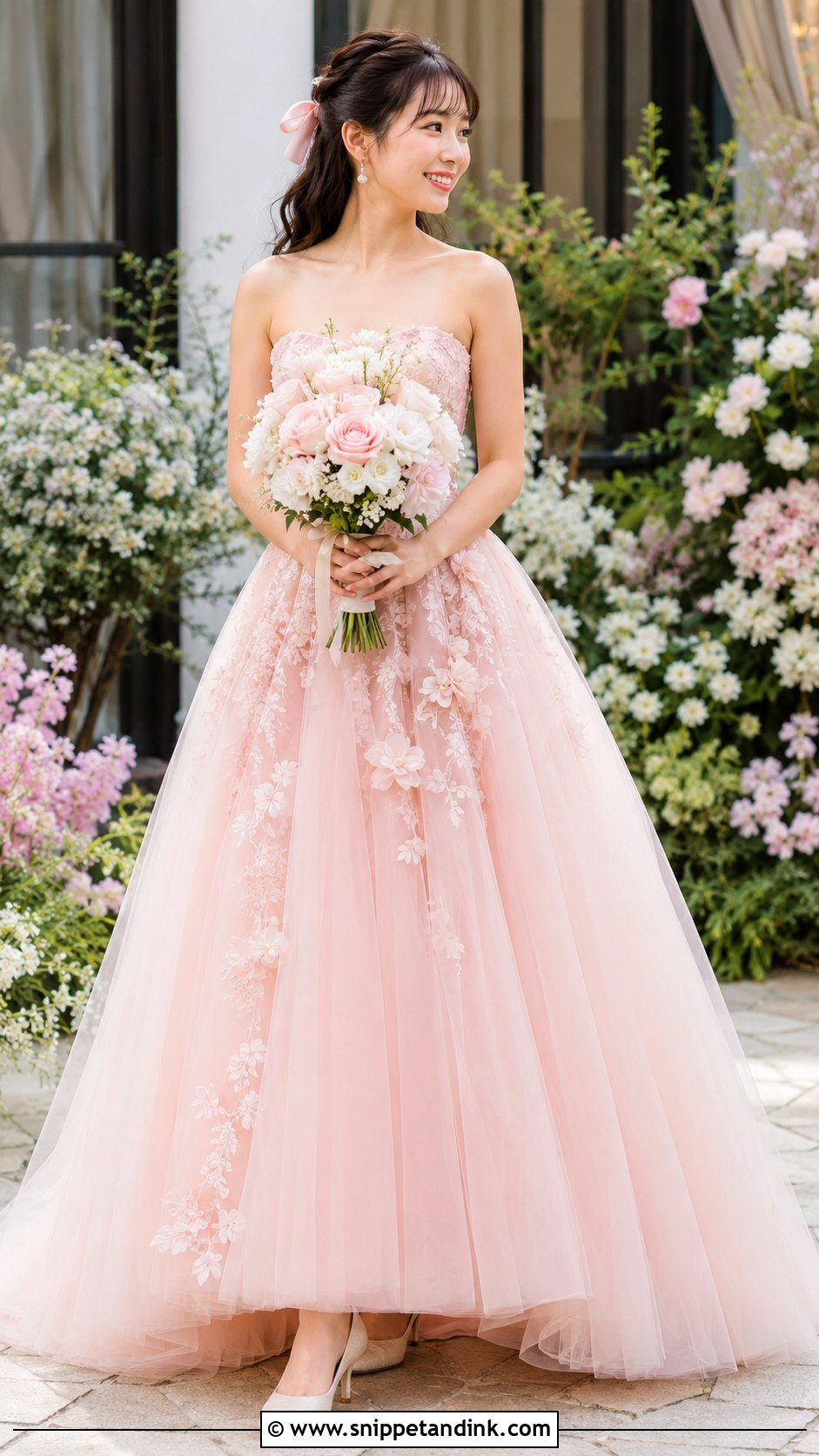 Pink Japan Wedding Dress - Snippet and Ink - 25 Japan Wedding Dress Ideas