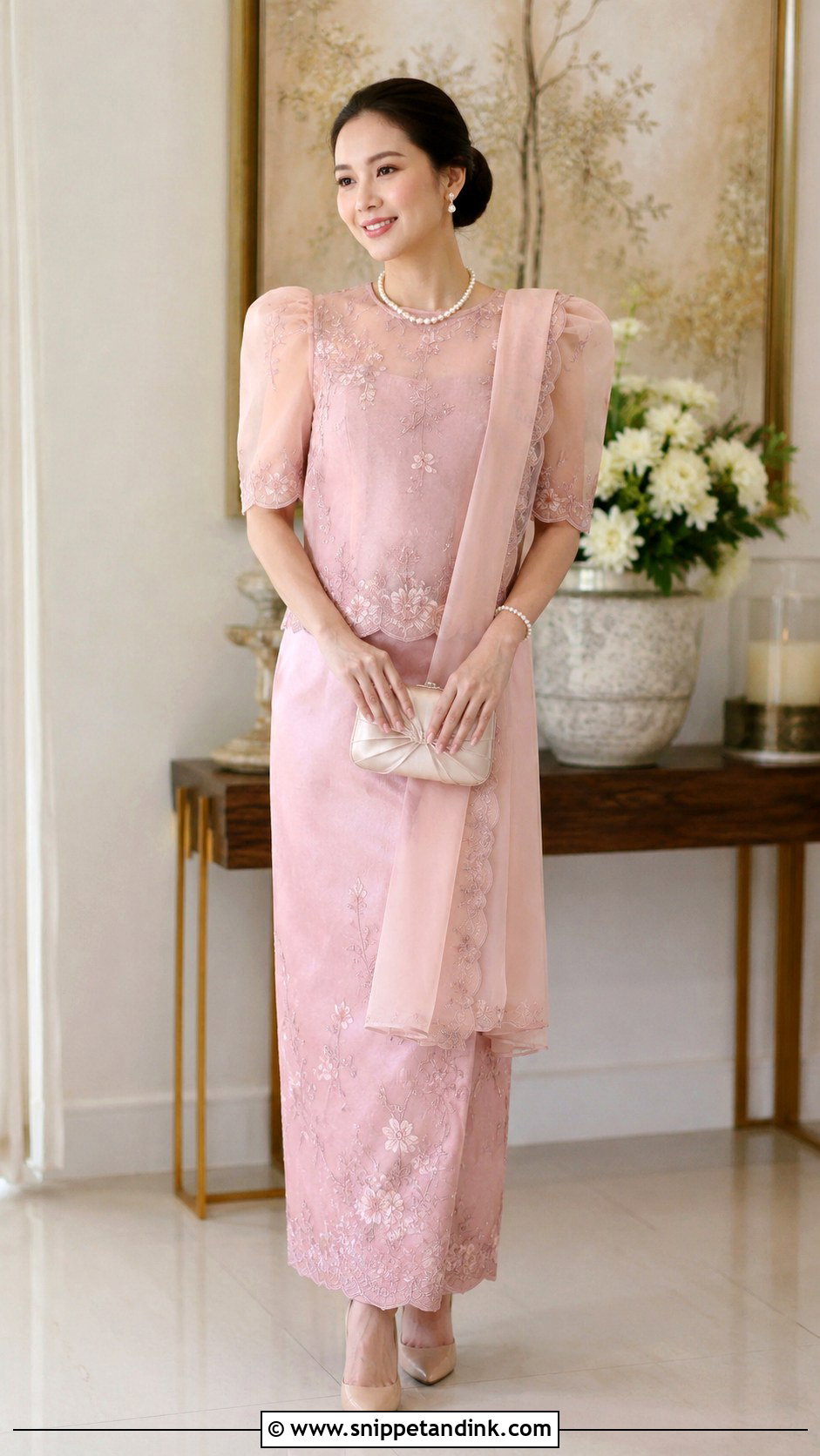 Pink Maria Clara Gown - Snippet and Ink - 25 Maria Clara Gown Ideas