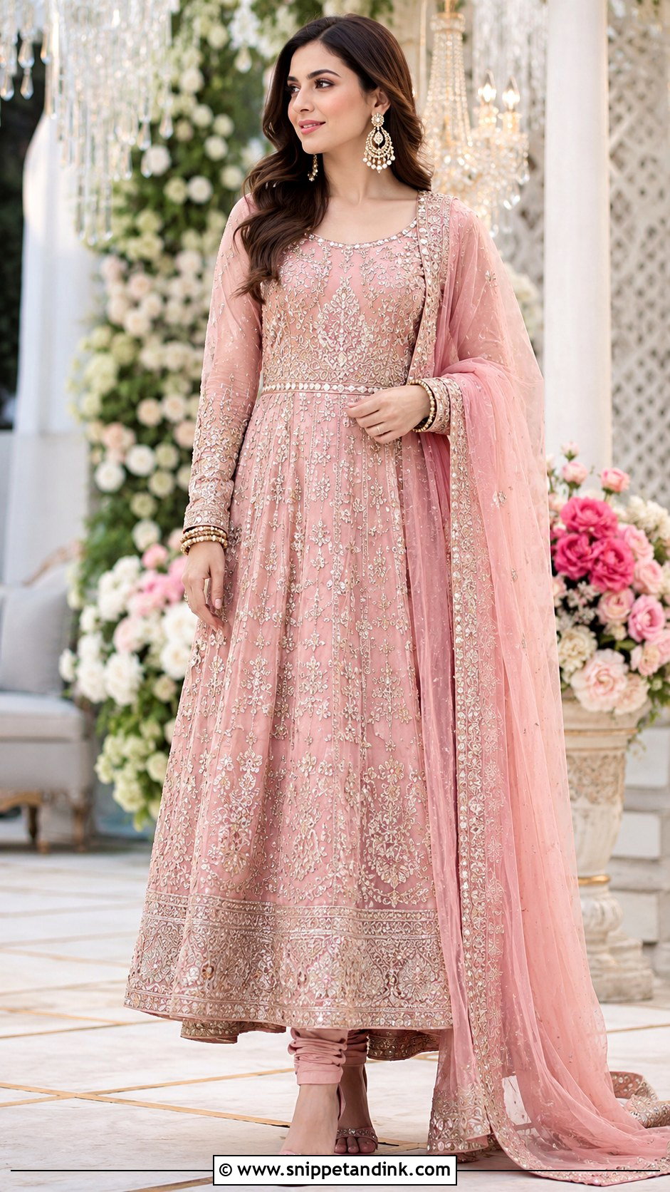 Pink Pishwas Dress For Sisters - Snippet and Ink - 25 Pakistani Wedding Dresses Sisters