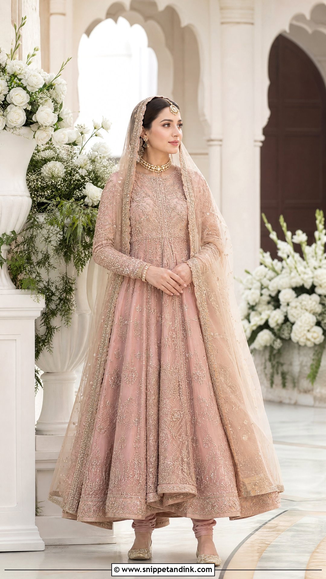 Pink Pishwas Nikkah Outfit - Snippet and Ink - 20 Pink Nikkah Outfit Ideas