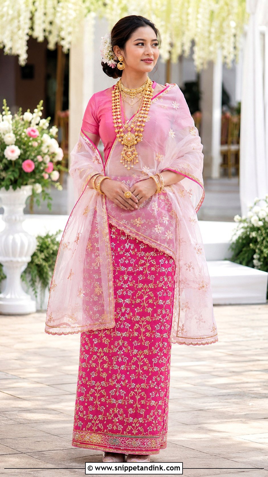 Pink Potloi Manipuri Bride - Snippet and Ink - 20 Manipuri Bride Ideas