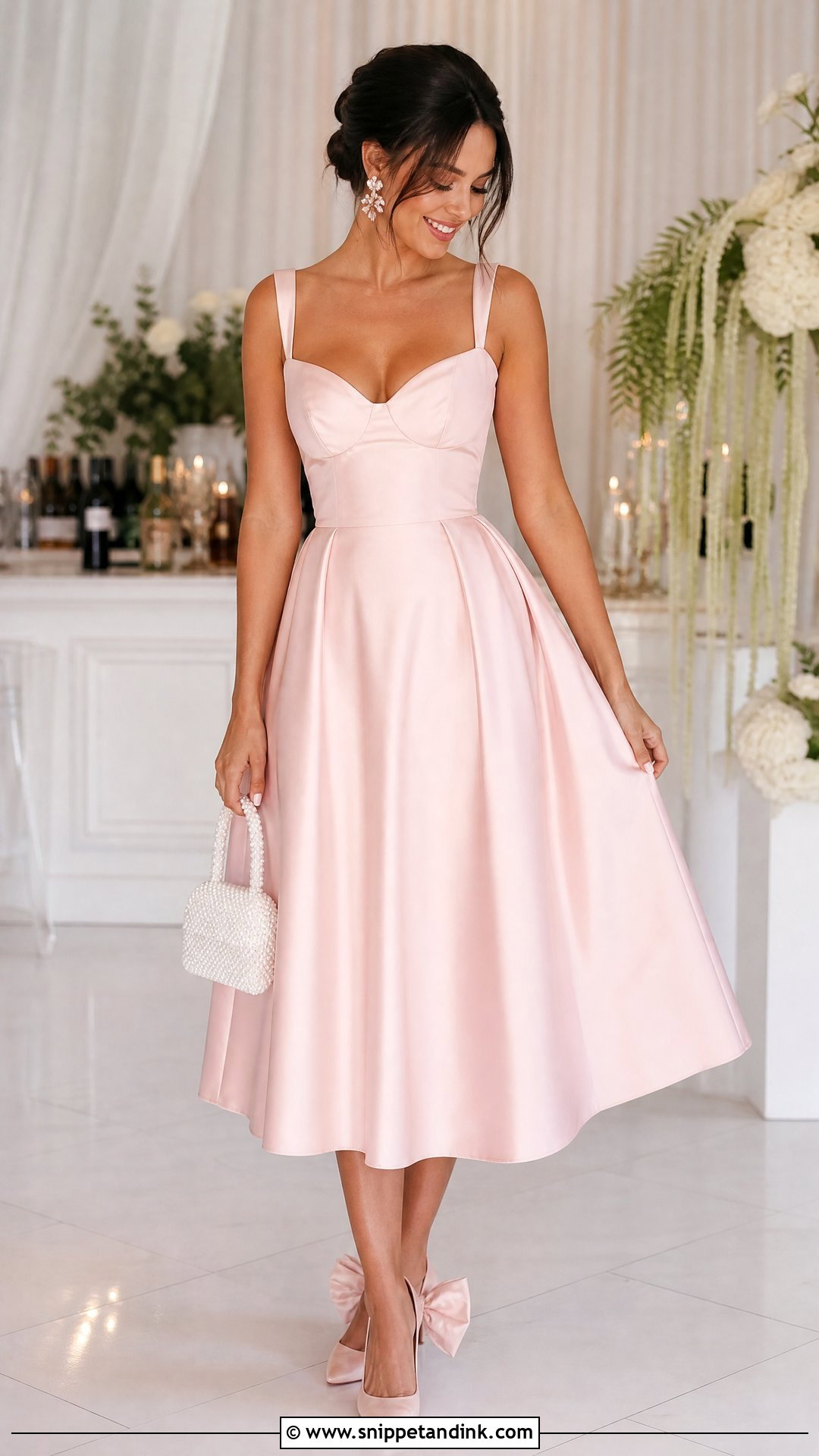 Pink Reception Bridal Dress - Snippet and Ink - 25 Pink Bridal Dress Ideas