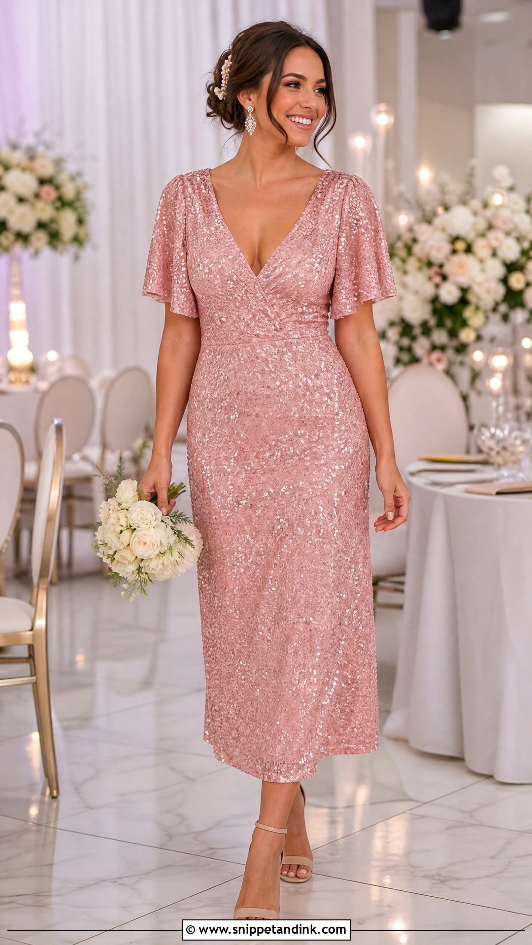 Pink Reception Bride Dress - Snippet and Ink - 25 Pink Bride Ideas