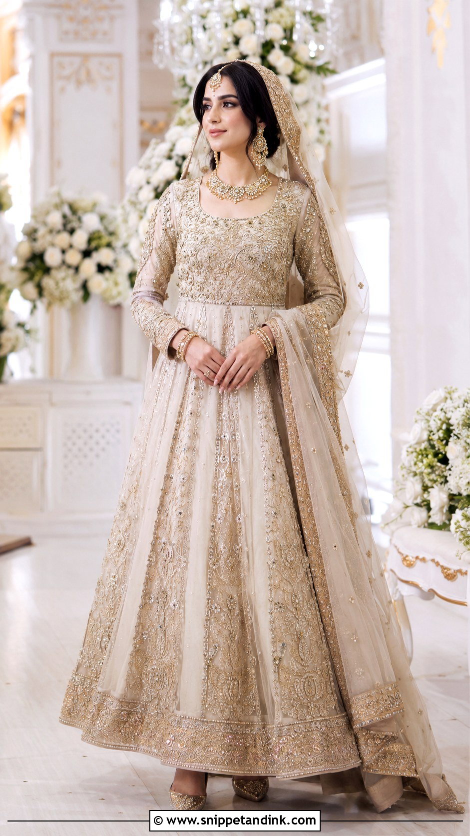 Pishwas Bridal Frock - Snippet and Ink - 20 Bridal Frocks Gowns Wedding Dresses