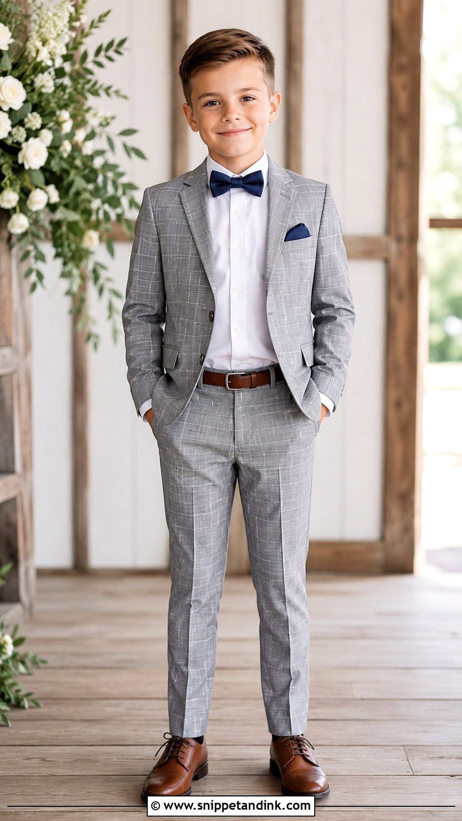 Plaid Boys Wedding Suit - Snippet and Ink - 20 Boys Suits for Wedding