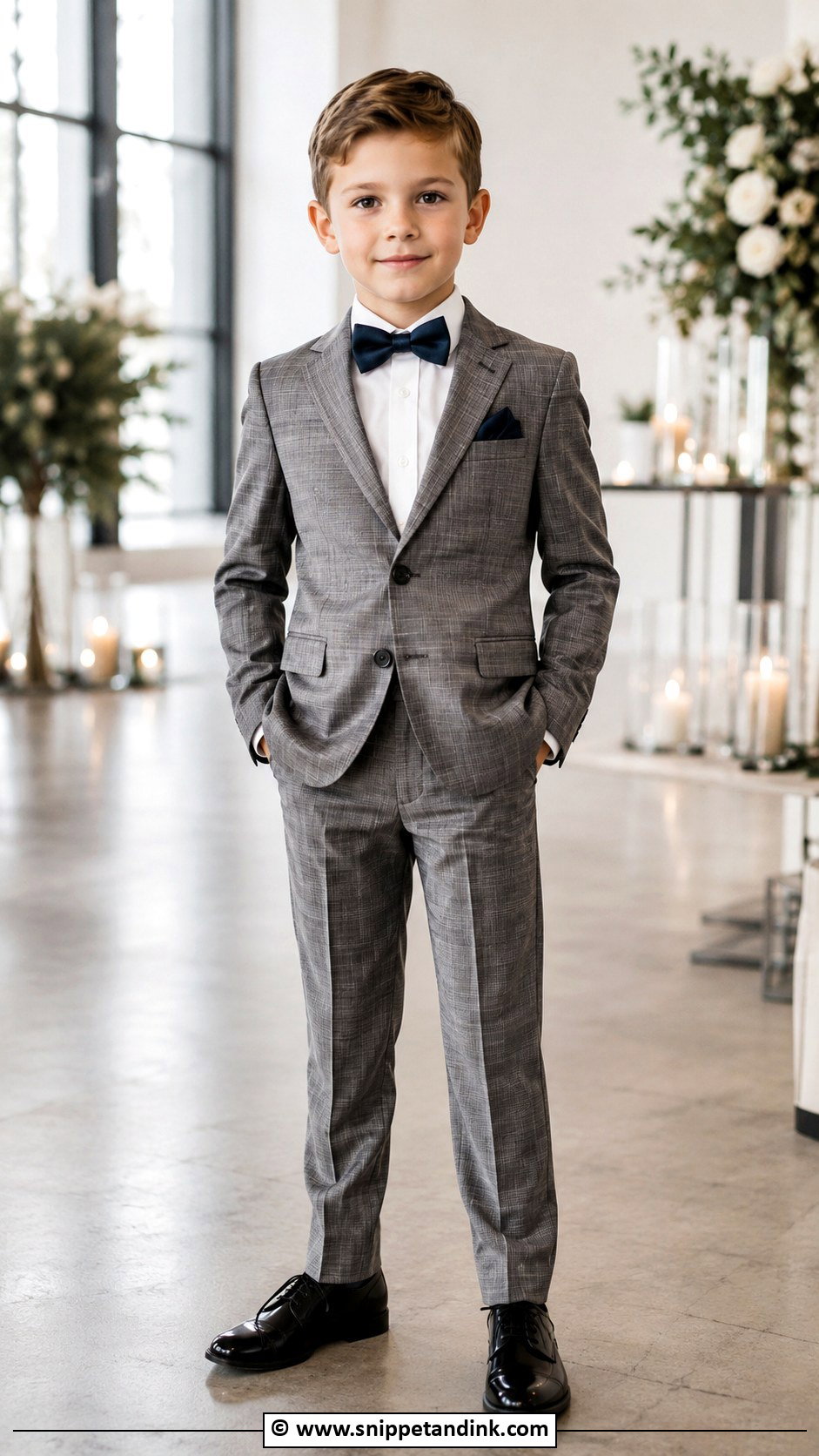 Plaid Suit Boys Wedding Outfit - Snippet and Ink - 30 Boys Wedding Outfit Ideas