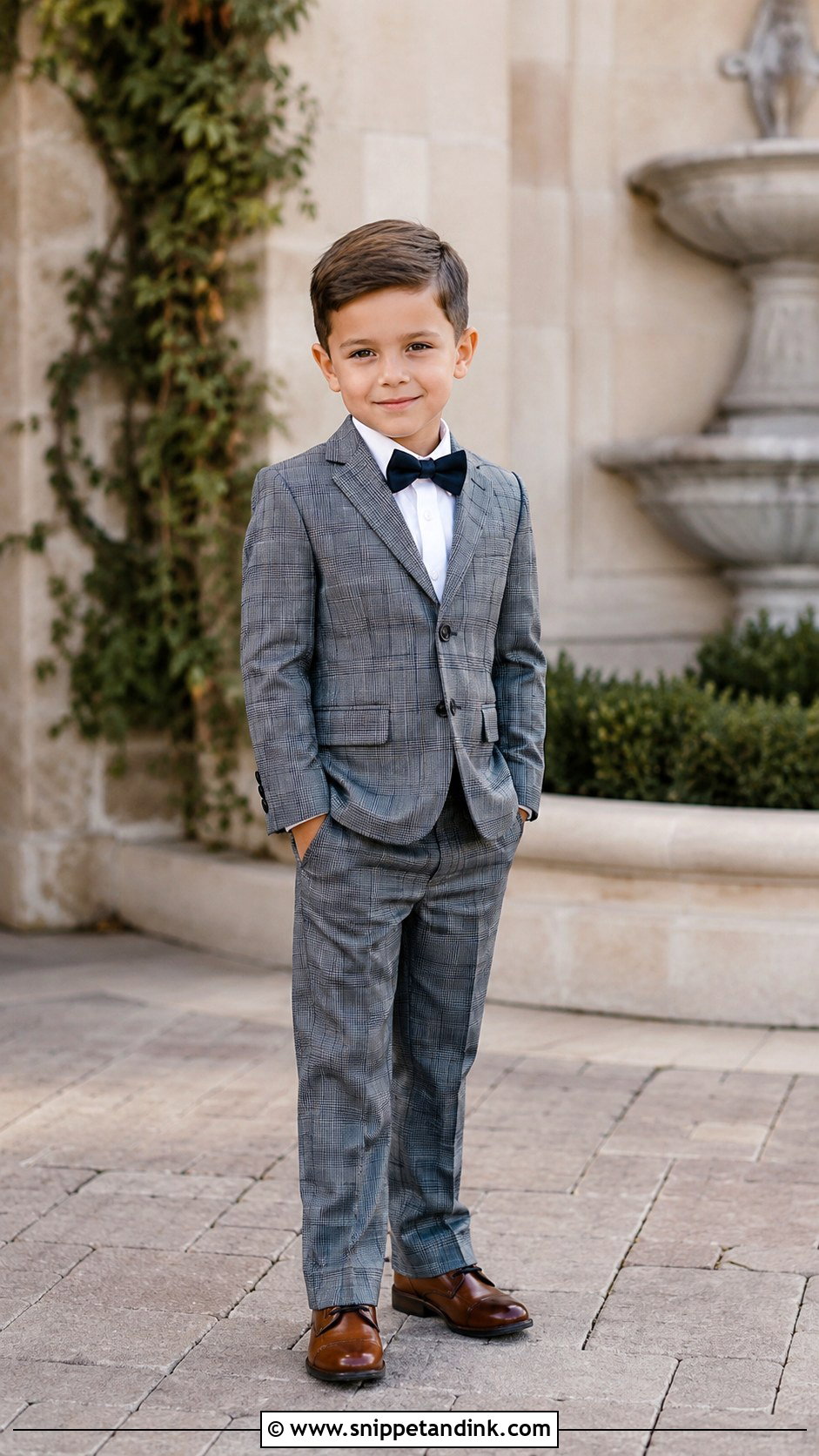 Plaid Suit Ring Boy Outfit - Snippet and Ink - 25 Ring Boy Outfits