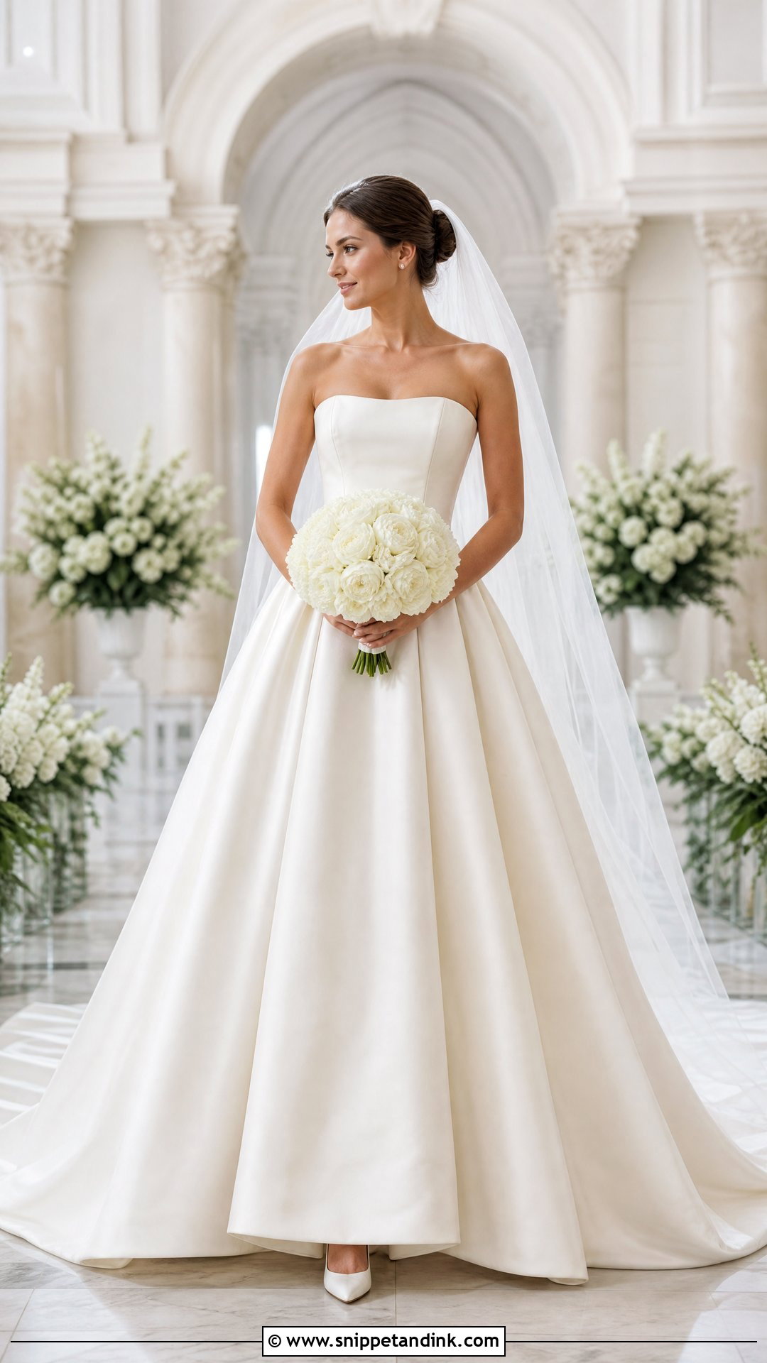Plain Ball Gown Wedding Dress - Snippet and Ink - 20 Simple Plain Wedding Dress Ideas