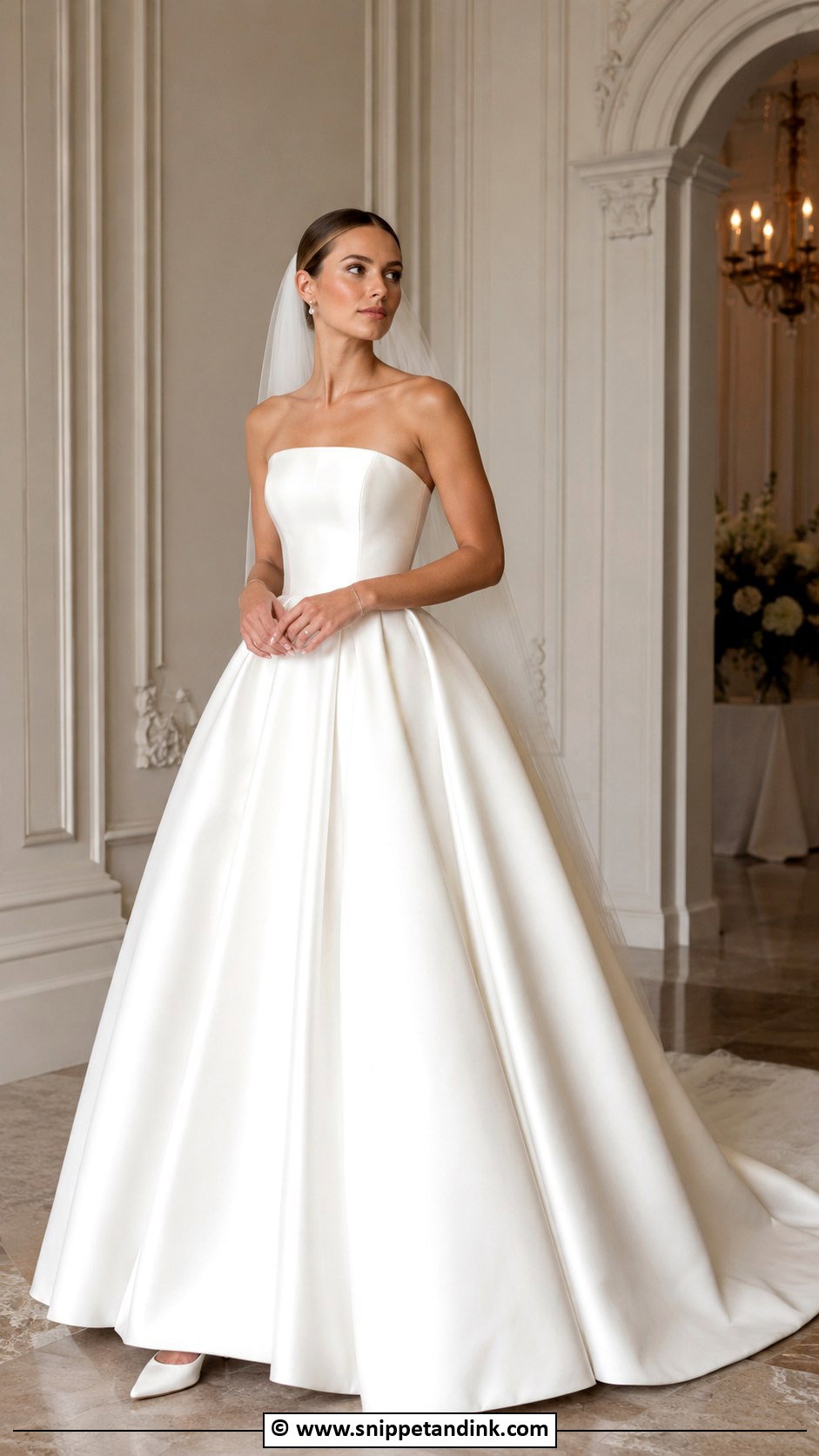 Plain Ball Gown Wedding Dress - Snippet and Ink - 30 Plain Wedding Dress Ideas
