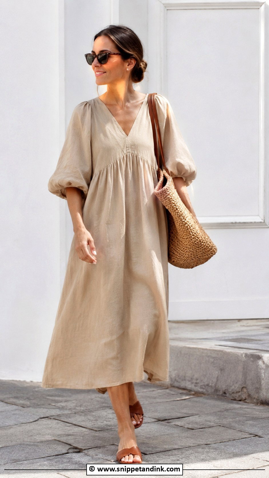 Plain Cotton Free Gown Outfit - Snippet and Ink - 30 Free Gown Ideas