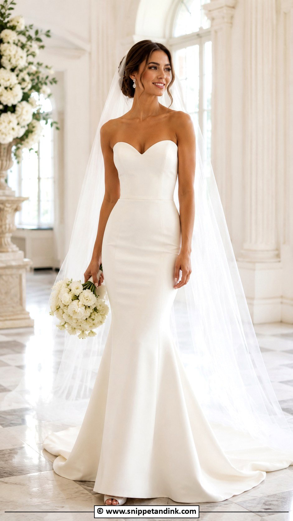 Plain Mermaid Wedding Dress - Snippet and Ink - 30 Plain Wedding Dress Ideas