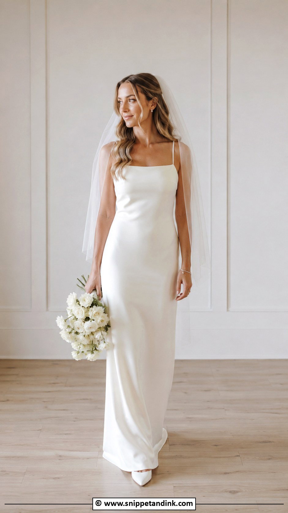 Plain Sheath Wedding Dress - Snippet and Ink - 30 Plain Wedding Dress Ideas