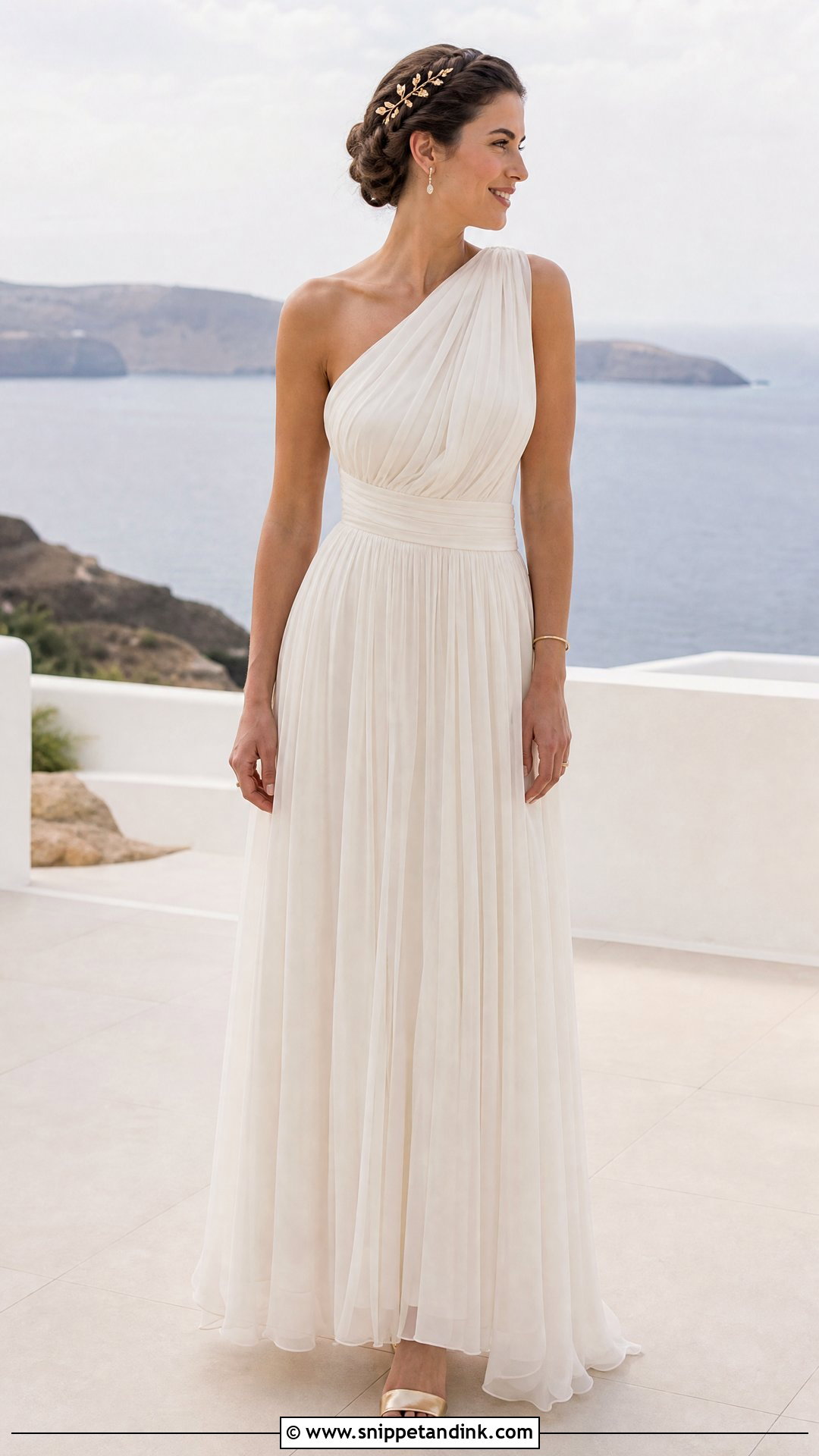 Pleated Grecian Wedding Dress - Snippet and Ink - 20 Unique Wedding Dress Ideas