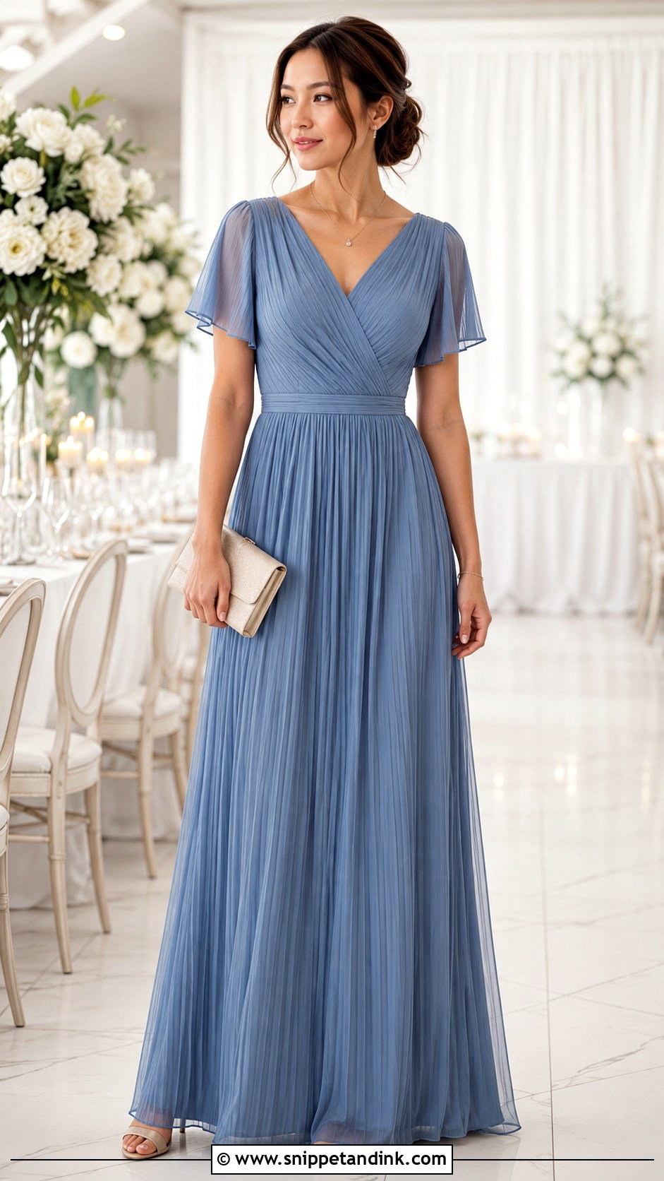 Pleated MOB Dress - Snippet and Ink - 30 Mob Dresses