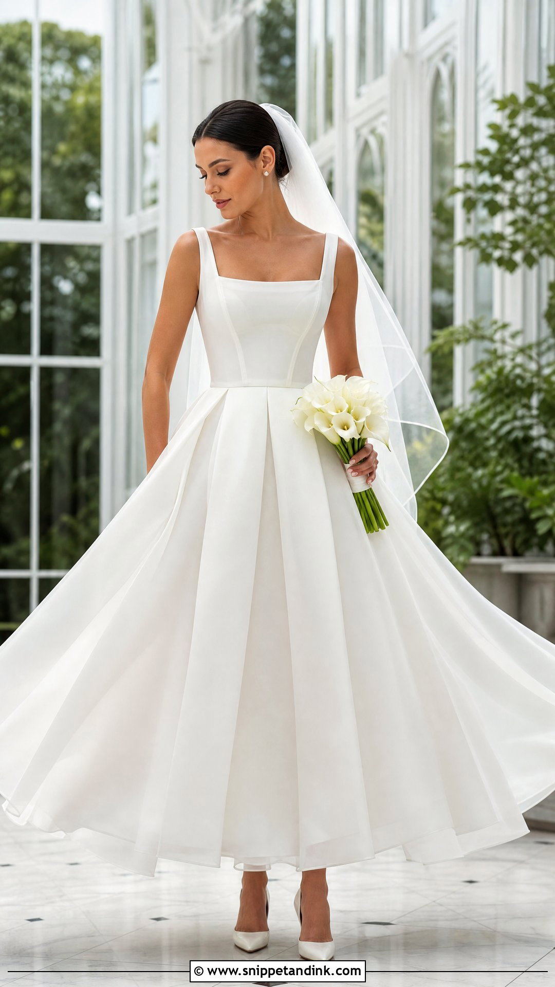 Pleated Organza Wedding Dress - Snippet and Ink - 25 Luxurious Wedding Dress Ideas