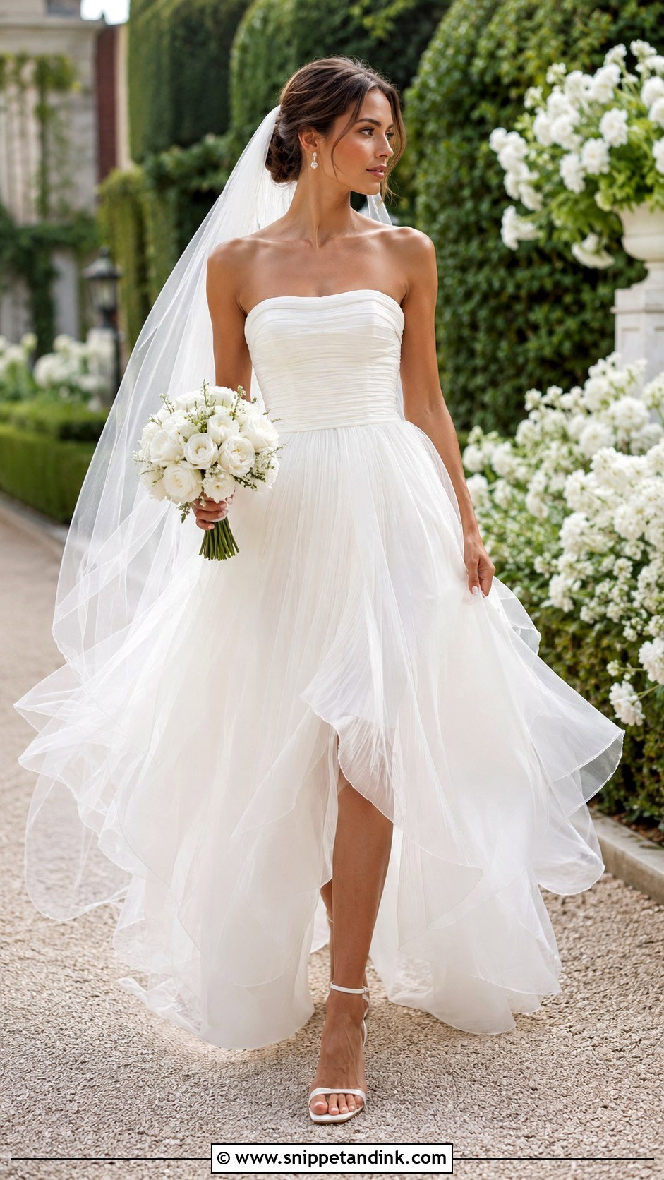 Pleated Organza Wedding Dress - Snippet and Ink - 20 Classical Wedding Dress Ideas