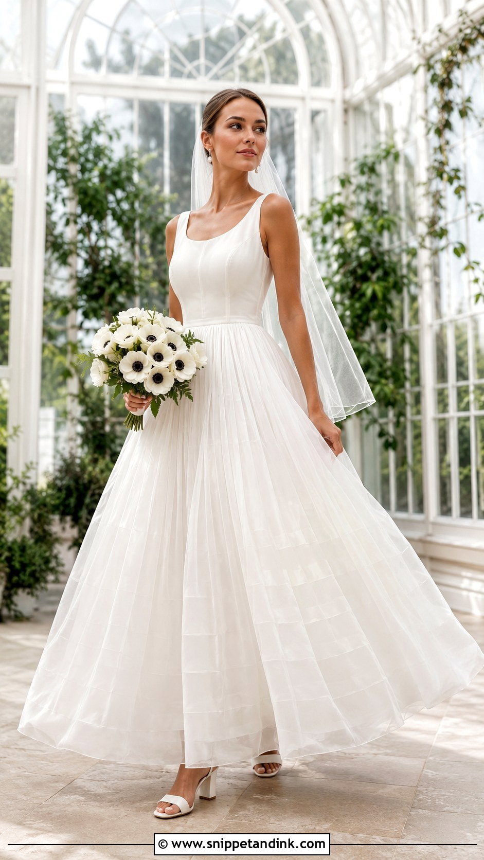 Pleated Organza Wedding Dress - Snippet and Ink - 20 Classy Sophisticated Bride Wedding Dress Ideas