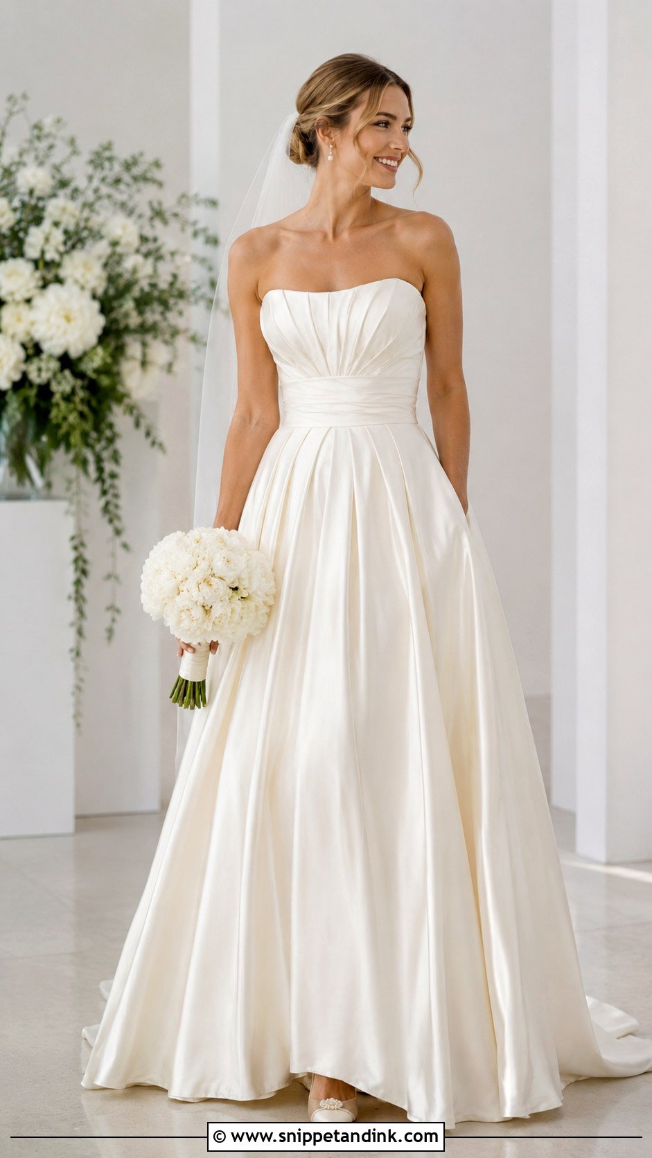 Pleated Wedding Dress - Snippet and Ink - 25 2008 Wedding Dresses