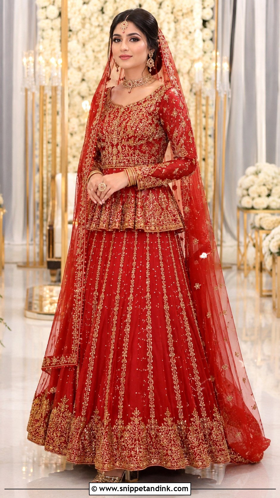 Plum Barat Dress With Bridal Maxi - Snippet and Ink - 20 Barat Dress Design Ideas