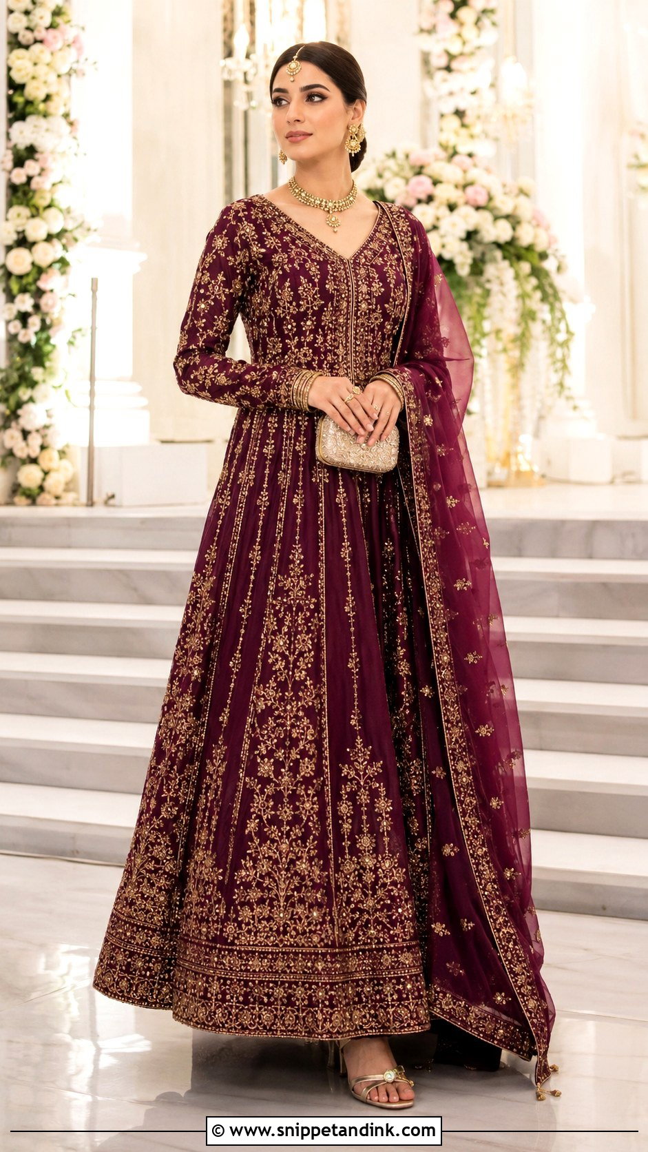 Plum Barat Maxi - Snippet and Ink - 25 Barat Dresses