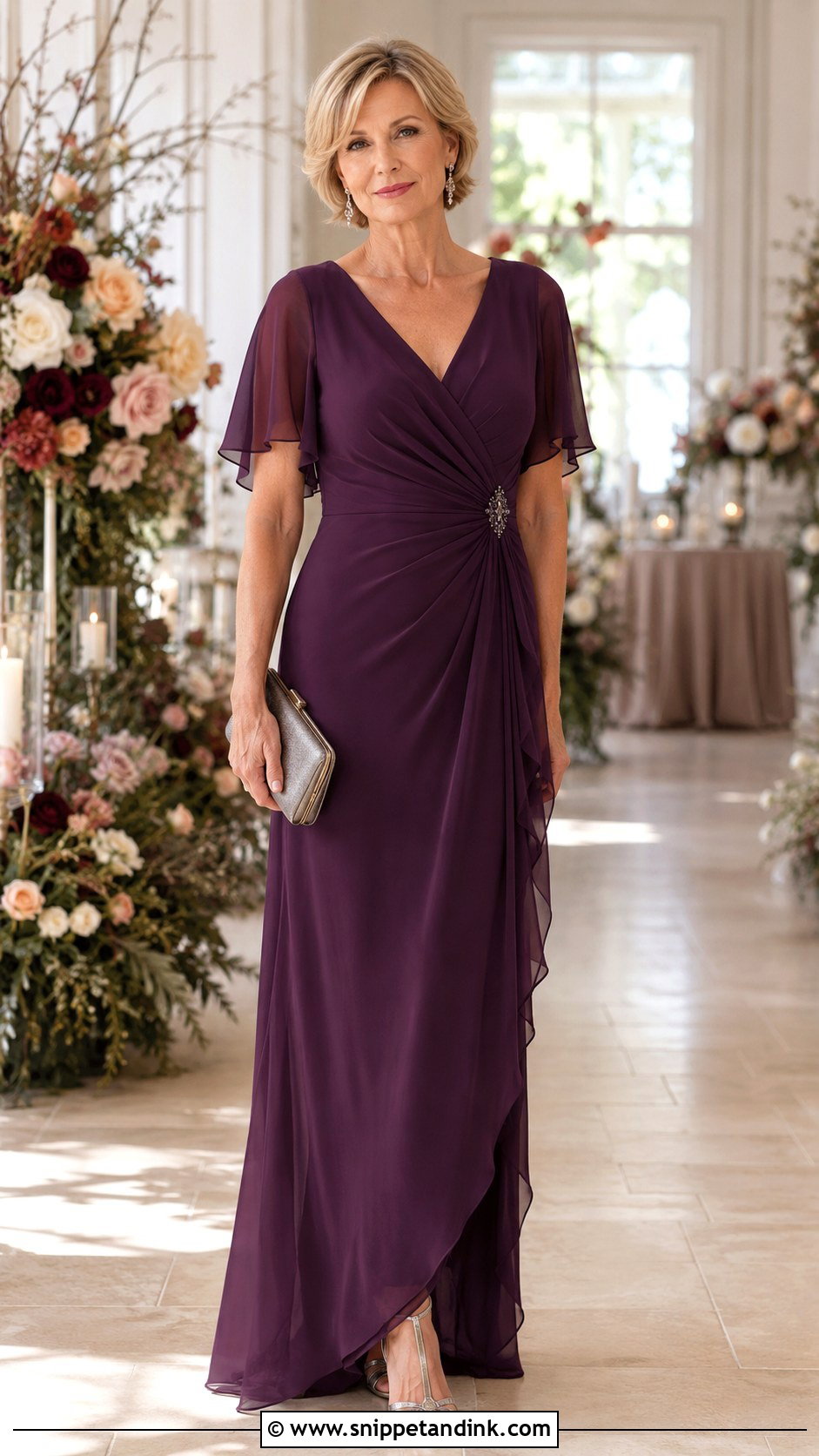 Plum MOB Dress - Snippet and Ink - 30 Mob Dresses