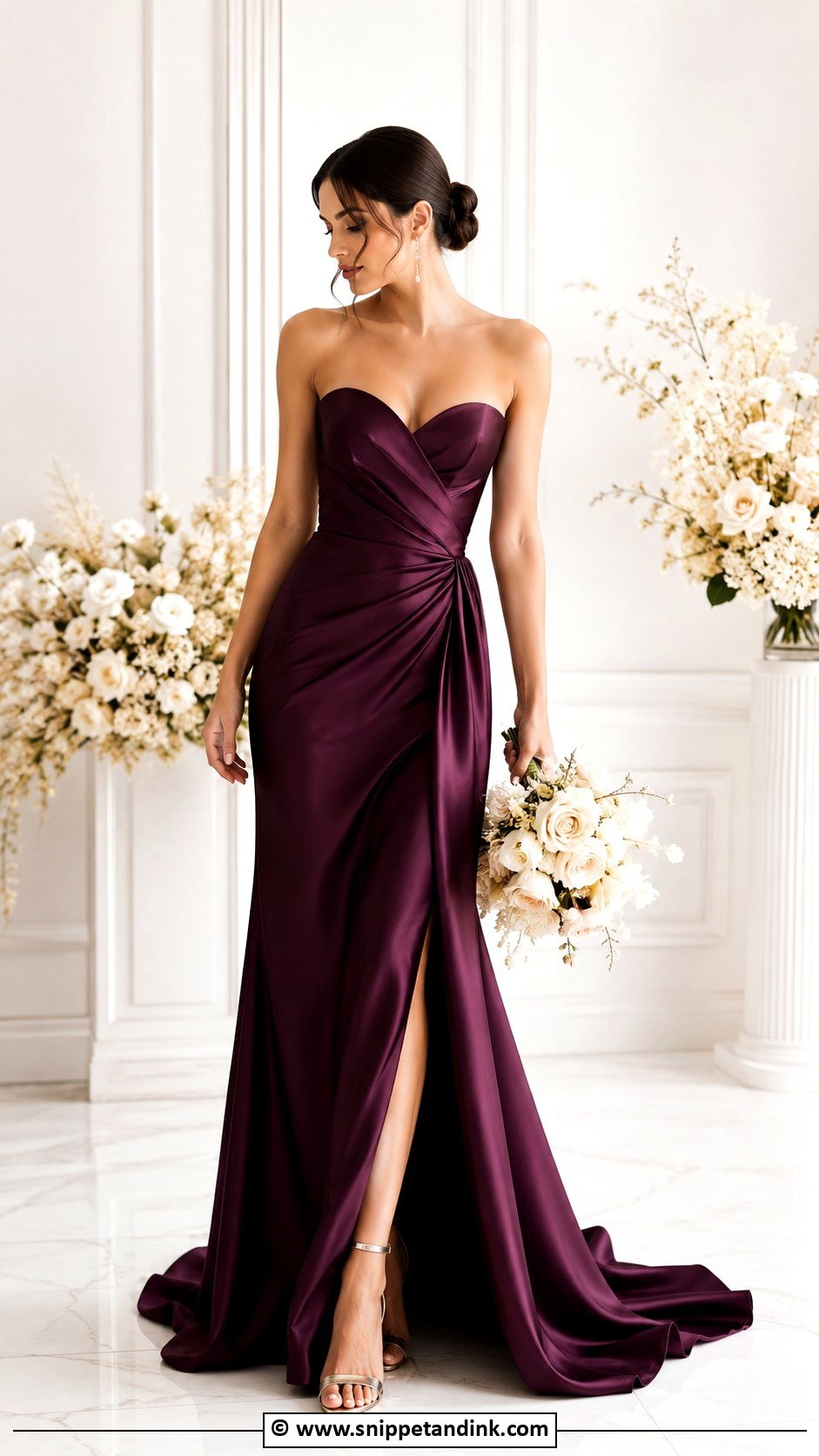 Plum Wedding Dress - Snippet and Ink - 25 Non Traditional Wedding Dress Colors
