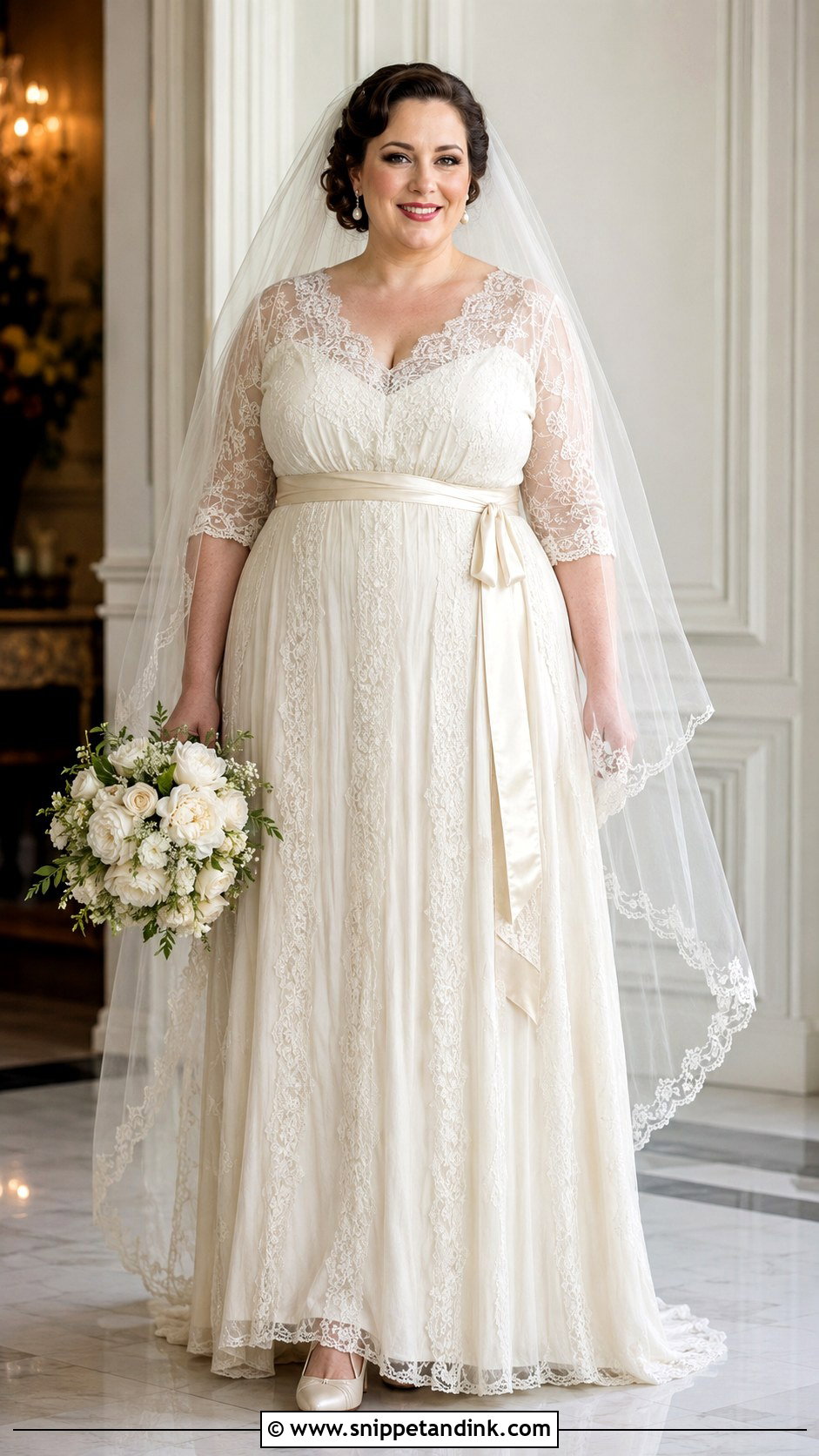 Plus Size 1910s Wedding Dress - Snippet and Ink - 20 1910s Wedding Dress Ideas