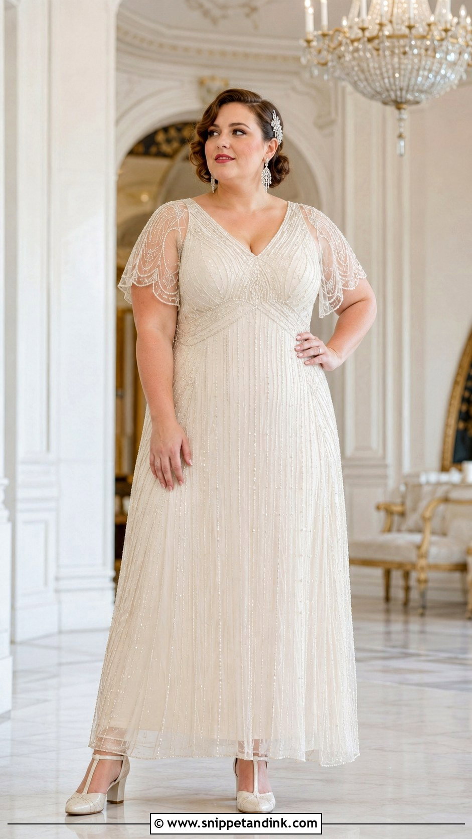 Plus Size 1920s Wedding Dress - Snippet and Ink - 20 Roaring 20s Wedding Dress Ideas