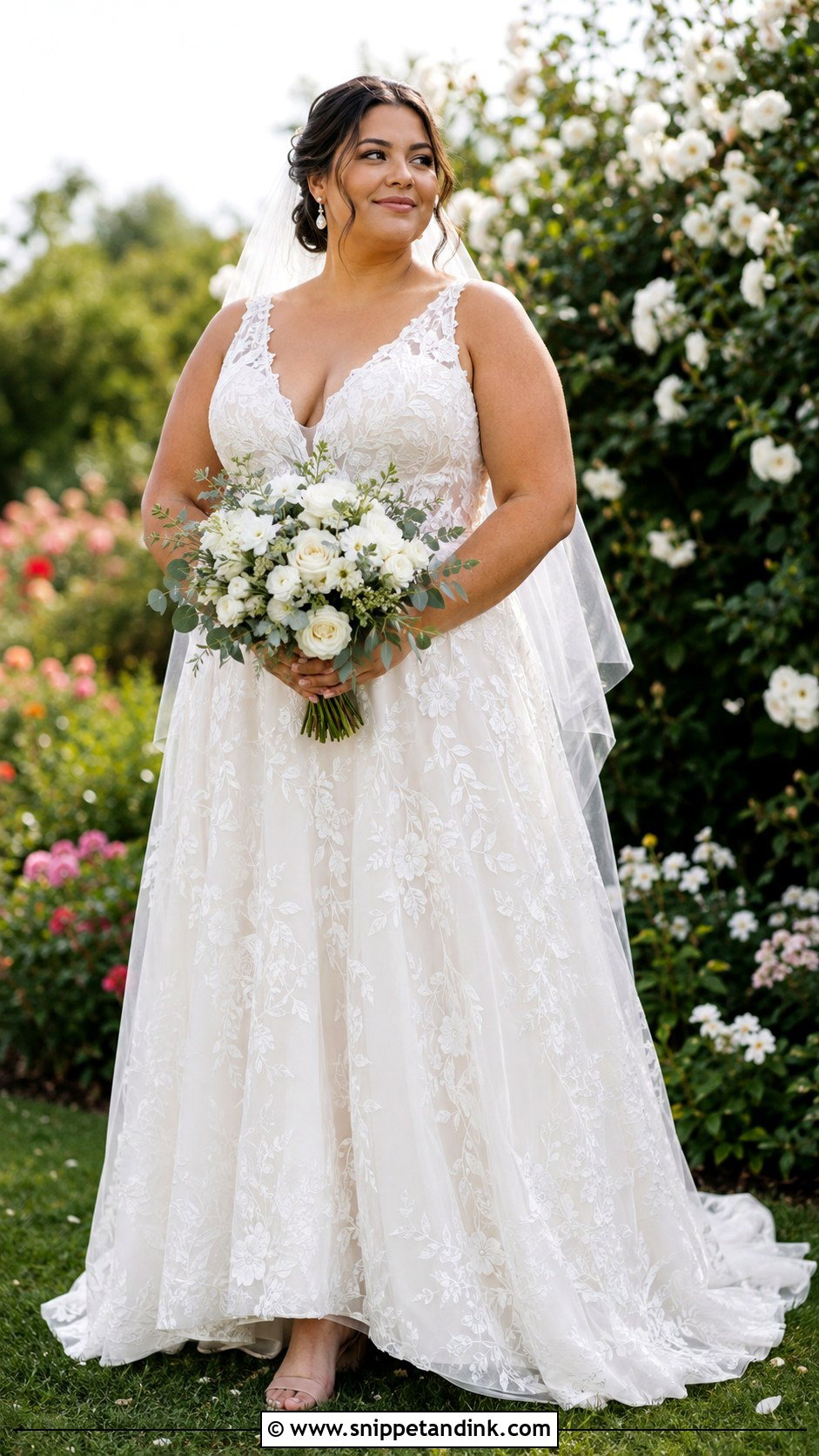 Plus Size A Line Boheme Wedding Dress - Snippet and Ink - 20 Weeding Dress Boheme Ideas