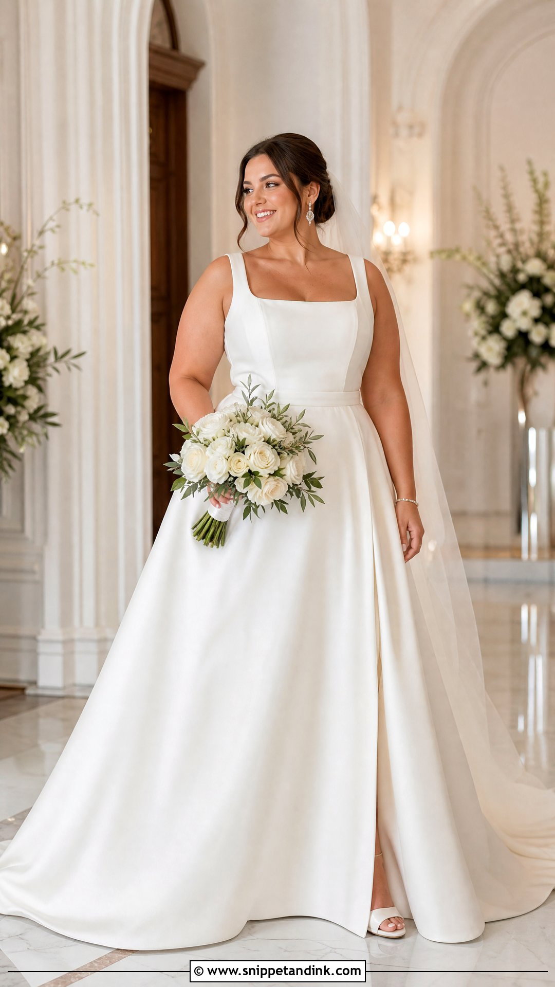 Plus Size A Line Bridal Dress - Snippet and Ink - 25 Bridal Dresses Simple Elegant