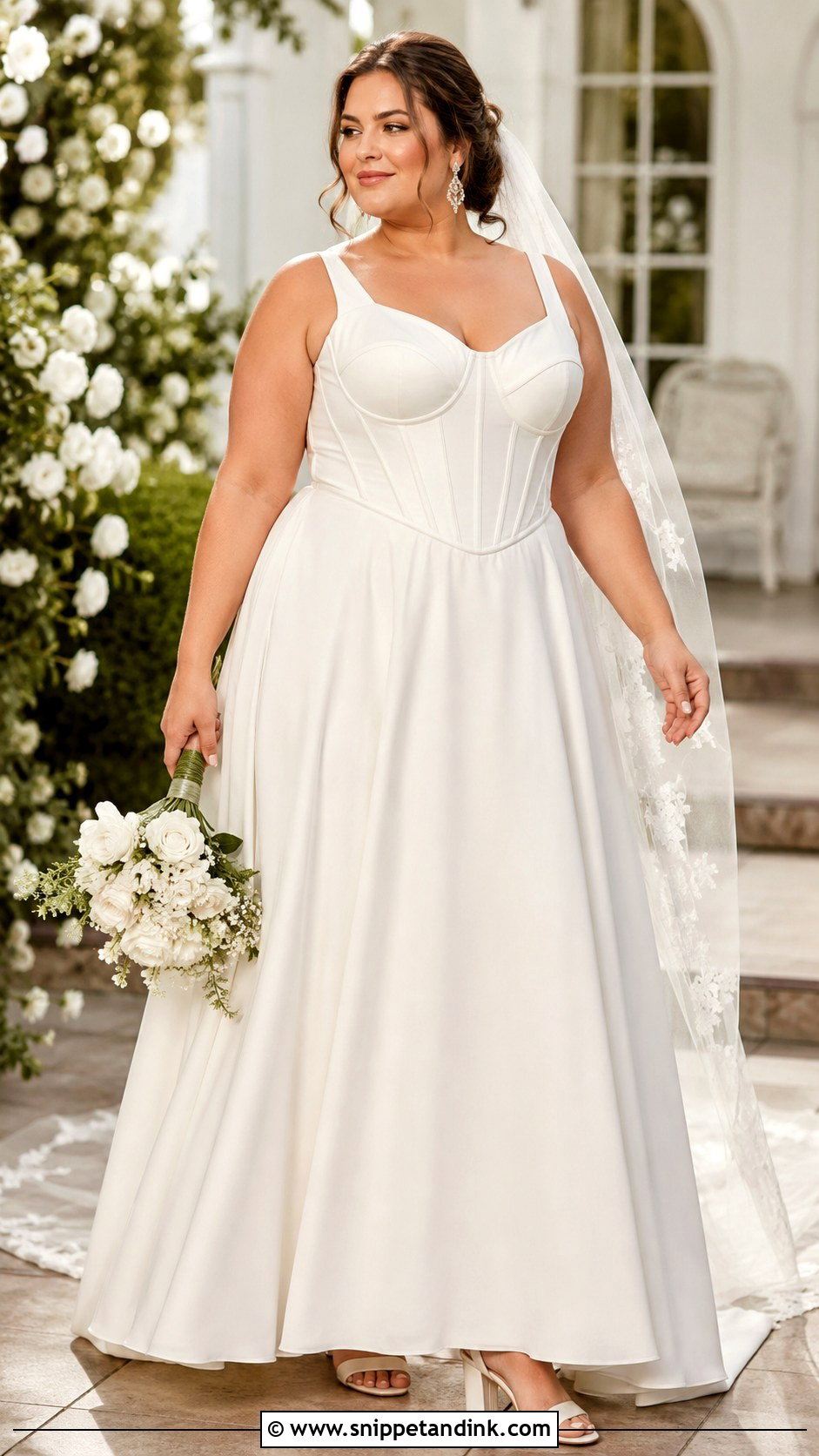 Plus Size A Line Corset Wedding Dress - Snippet and Ink - 20 A Line Corset Wedding Dress Ideas