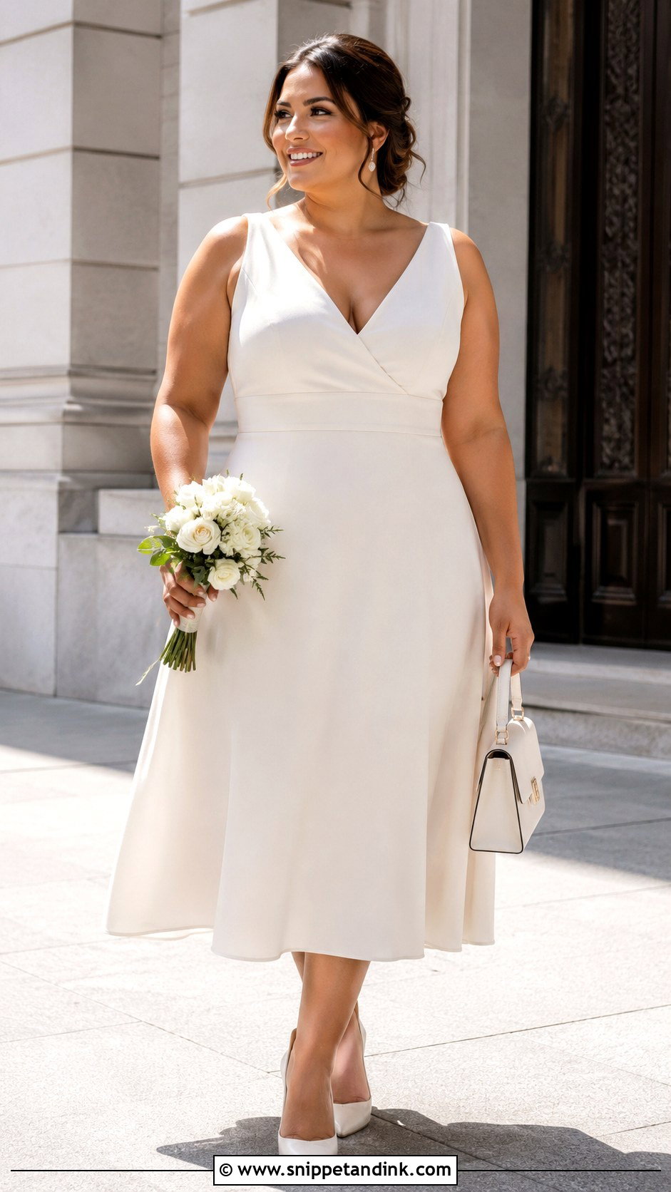 Plus Size A Line Courthouse Wedding Dress - Snippet and Ink - 20 Courthouse Wedding Dress Plus Size Ideas